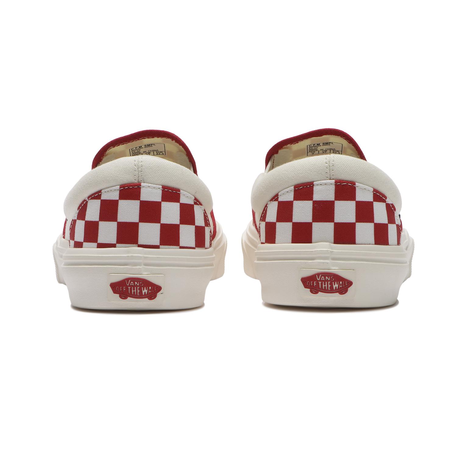 【VANS】 ヴァンズ SLIP ON LITE スリッポンライト V98 LITE MARSML/NAVY CHK MARSML/RED CHK