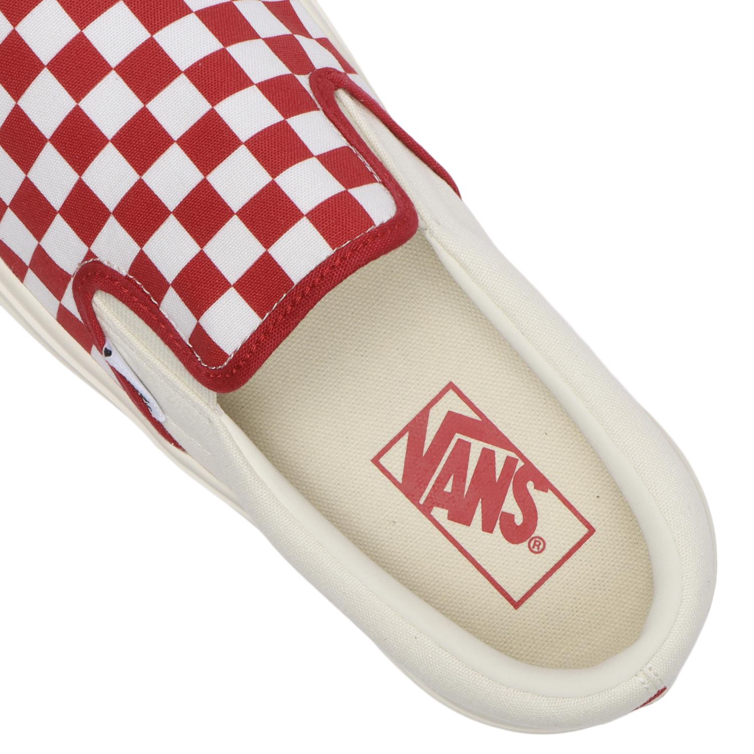 【VANS】 ヴァンズ SLIP ON LITE スリッポンライト V98 LITE MARSML/NAVY CHK MARSML/RED CHK