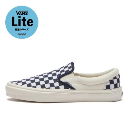 【VANS】 ヴァンズ SLIP ON LITE スリッポンライト V98 LITE MARSML/NAVY CHK MARSML/NAVY CHK
