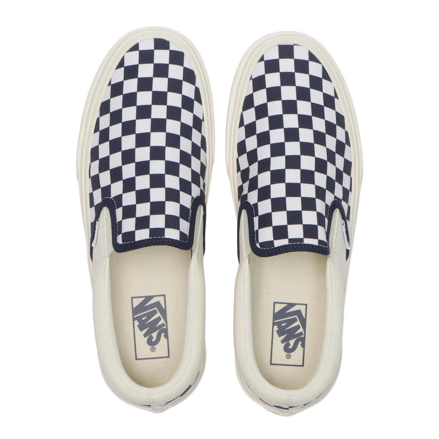 【VANS】 ヴァンズ SLIP ON LITE スリッポンライト V98 LITE MARSML/NAVY CHK MARSML/NAVY CHK