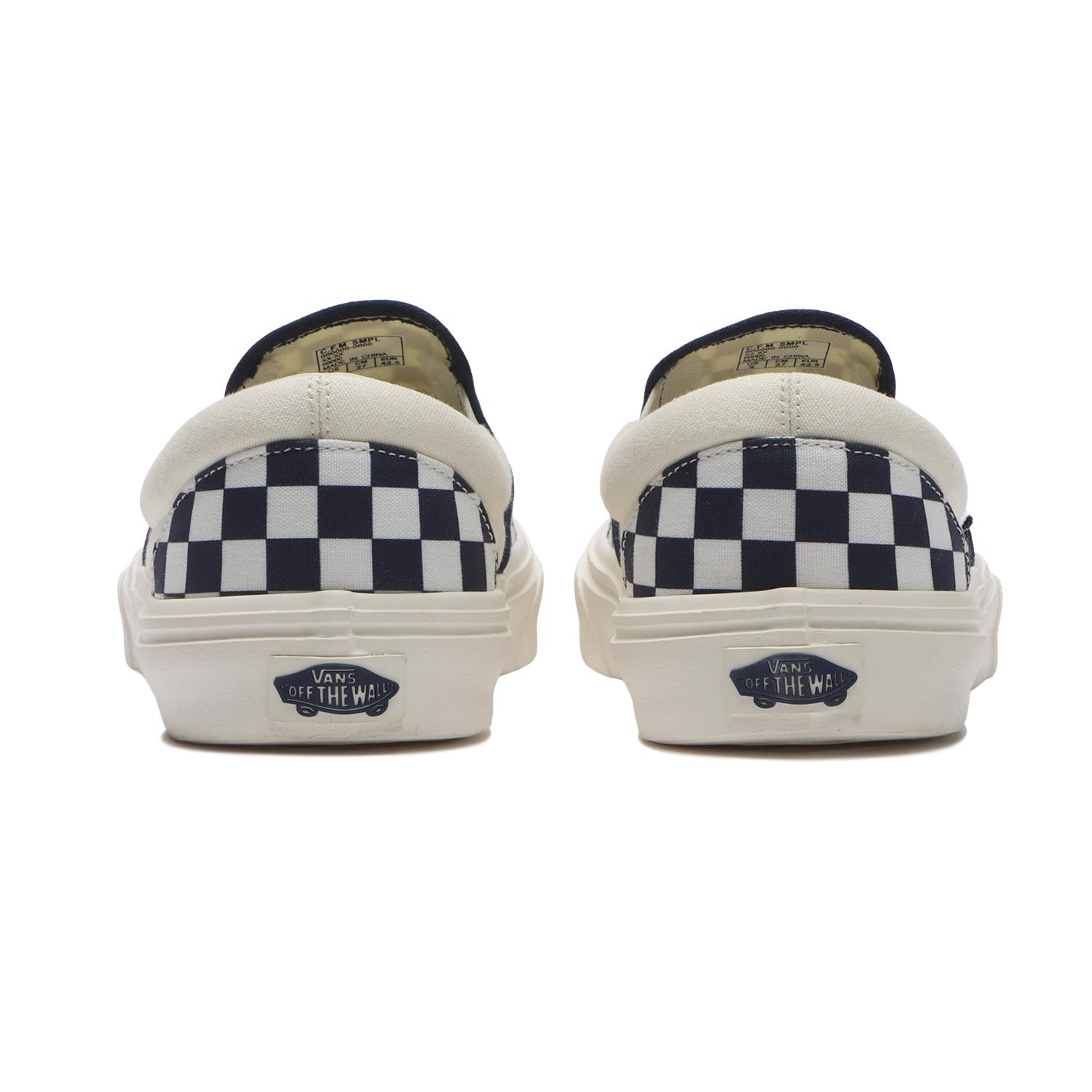 【VANS】 ヴァンズ SLIP ON LITE スリッポンライト V98 LITE MARSML/NAVY CHK MARSML/NAVY CHK