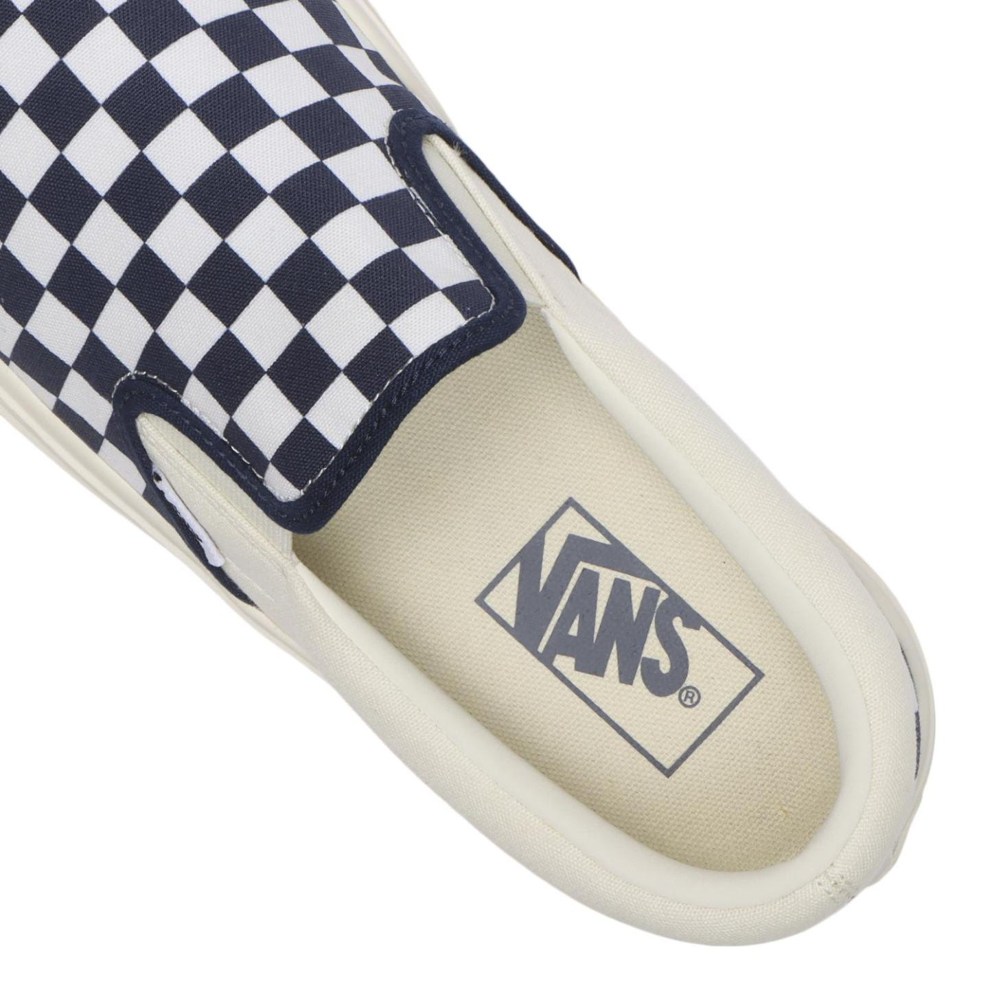 【VANS】 ヴァンズ SLIP ON LITE スリッポンライト V98 LITE MARSML/NAVY CHK MARSML/NAVY CHK