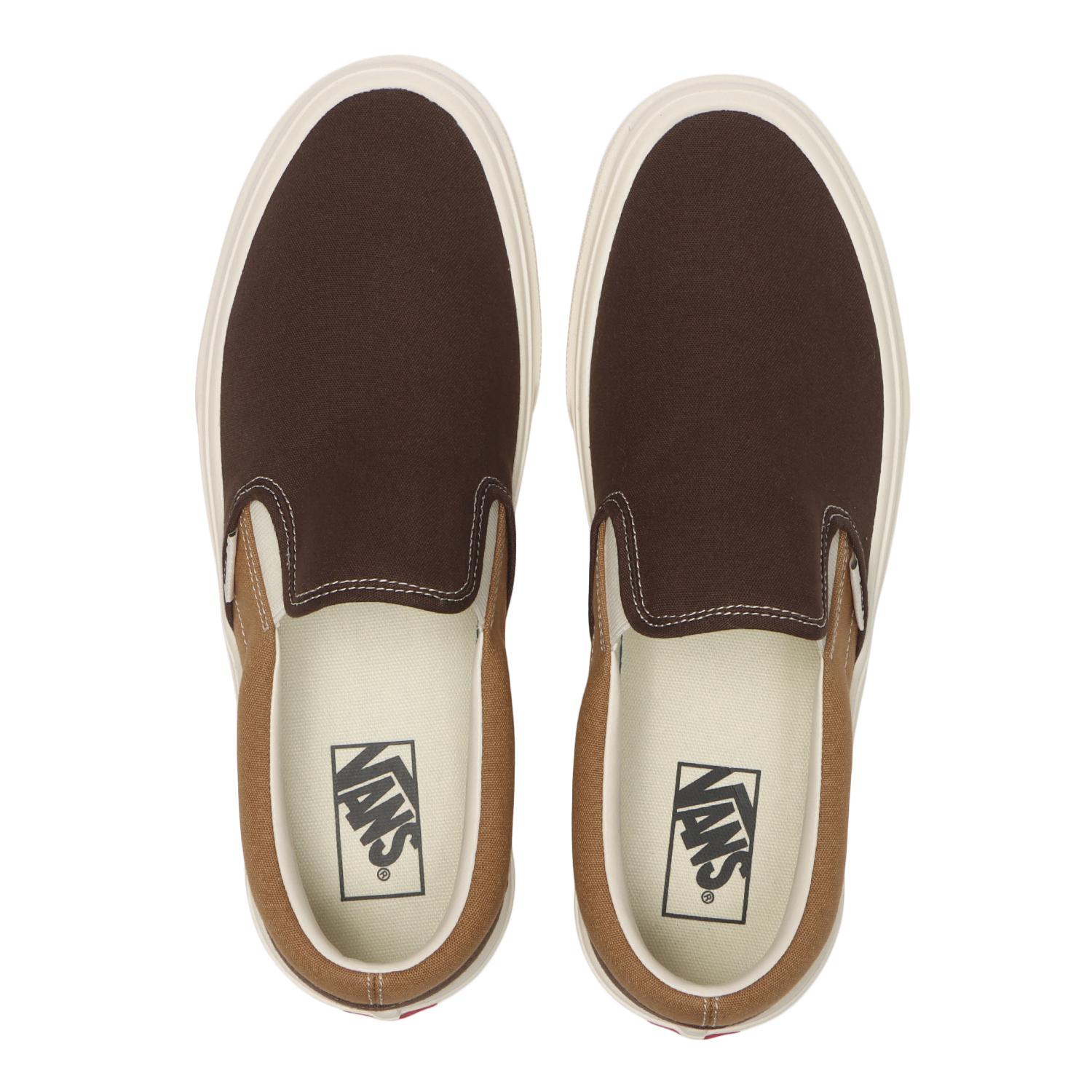 【VANS】 ヴァンズ SLIP ON LITE スリッポンライト V98 LITE MARSML/NAVY CHK BROWN/ECRU