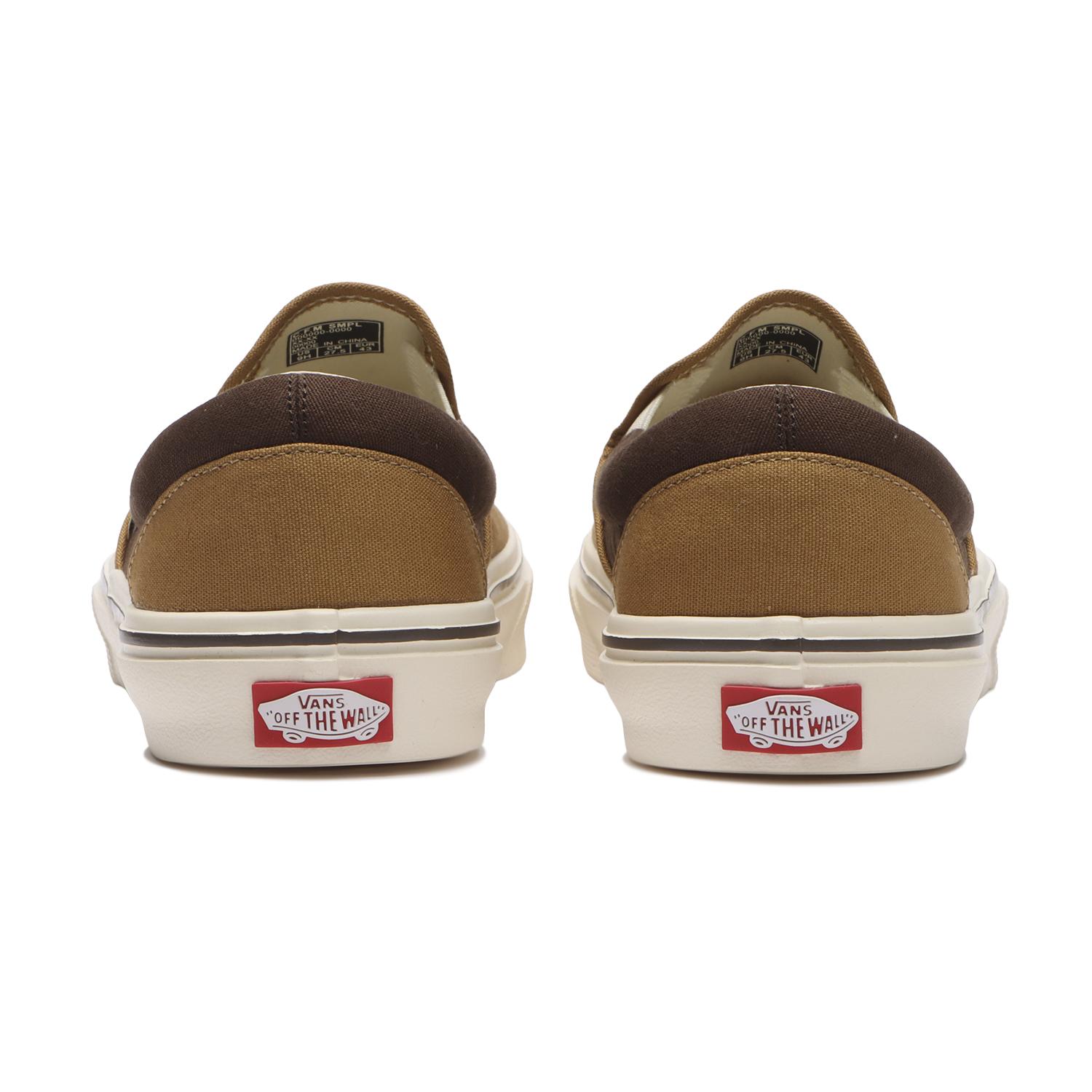 【VANS】 ヴァンズ SLIP ON LITE スリッポンライト V98 LITE BLACK/BLACK BEIGE/BROWN