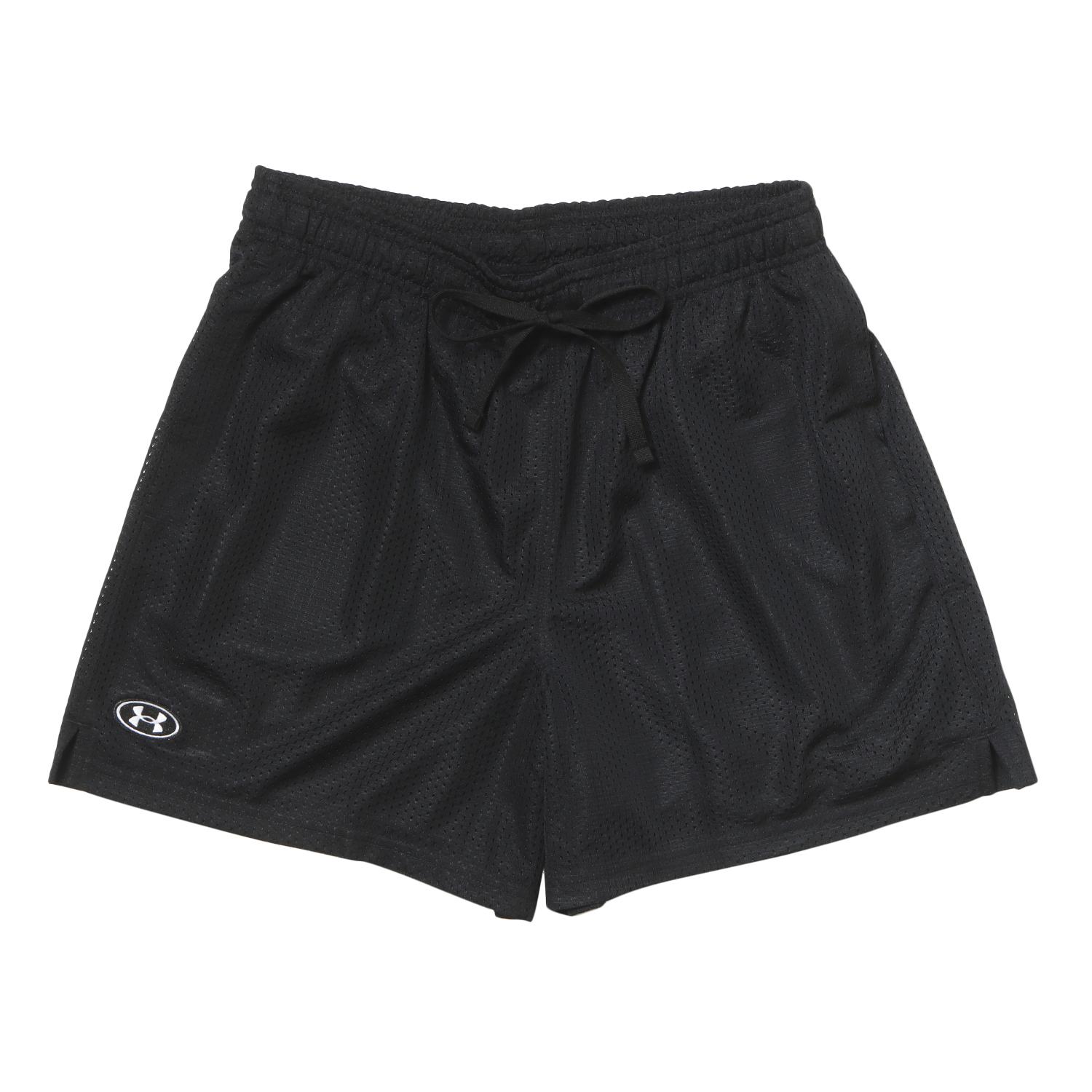 【UNDER ARMOUR】 アンダーアーマー M Ess Mesh Shorts ショートパンツ 1383355 348SCN/WHT 001BLK/WHT