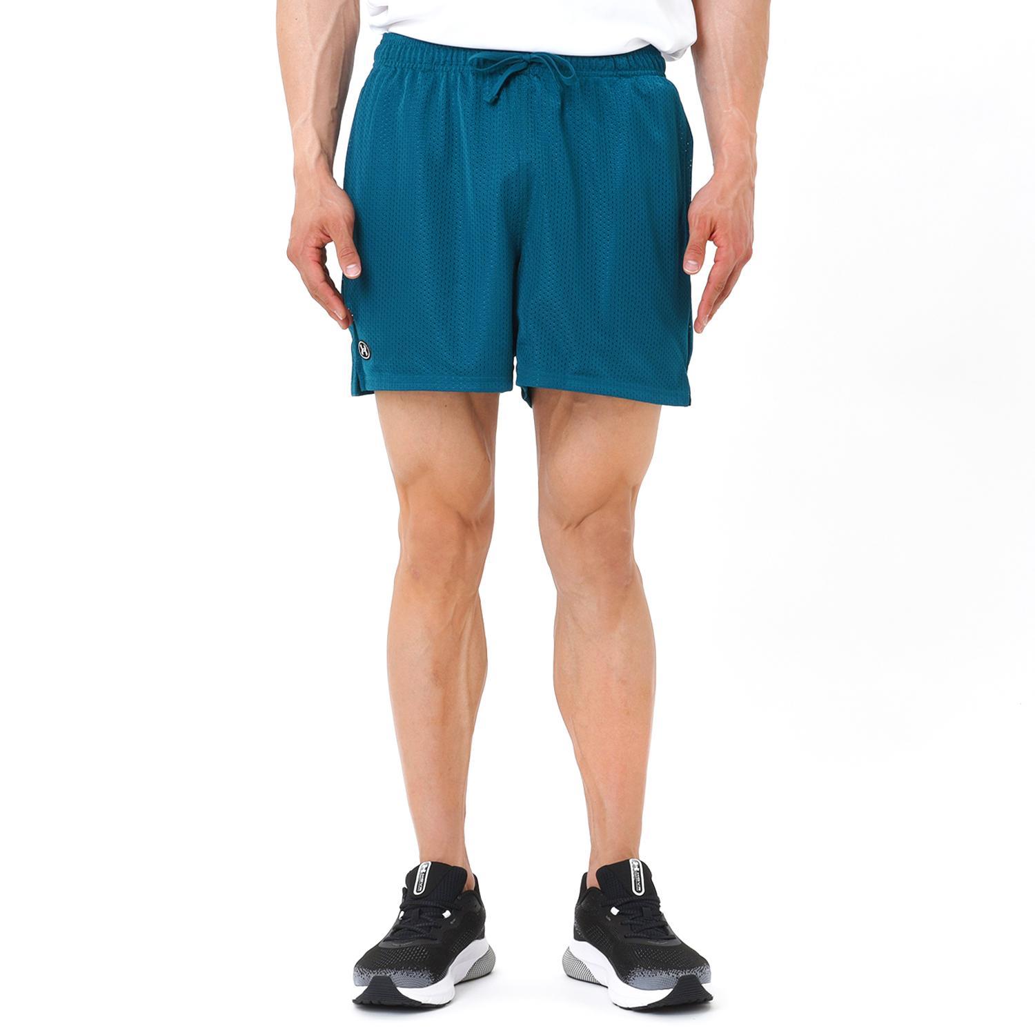 【UNDER ARMOUR】 アンダーアーマー M Ess Mesh Shorts ショートパンツ 1383355 348SCN/WHT 449HDT/WHT