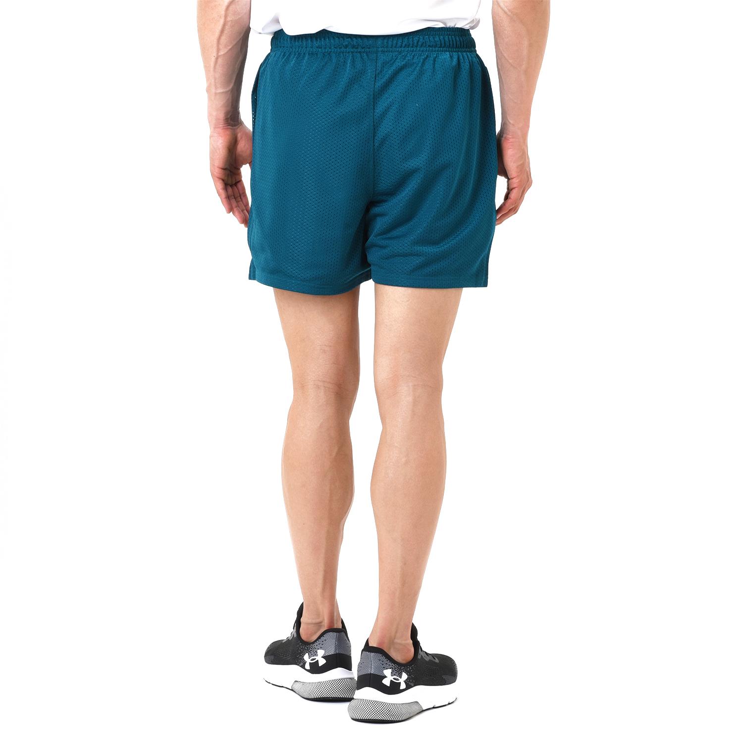 【UNDER ARMOUR】 アンダーアーマー M Ess Mesh Shorts ショートパンツ 1383355 348SCN/WHT 449HDT/WHT