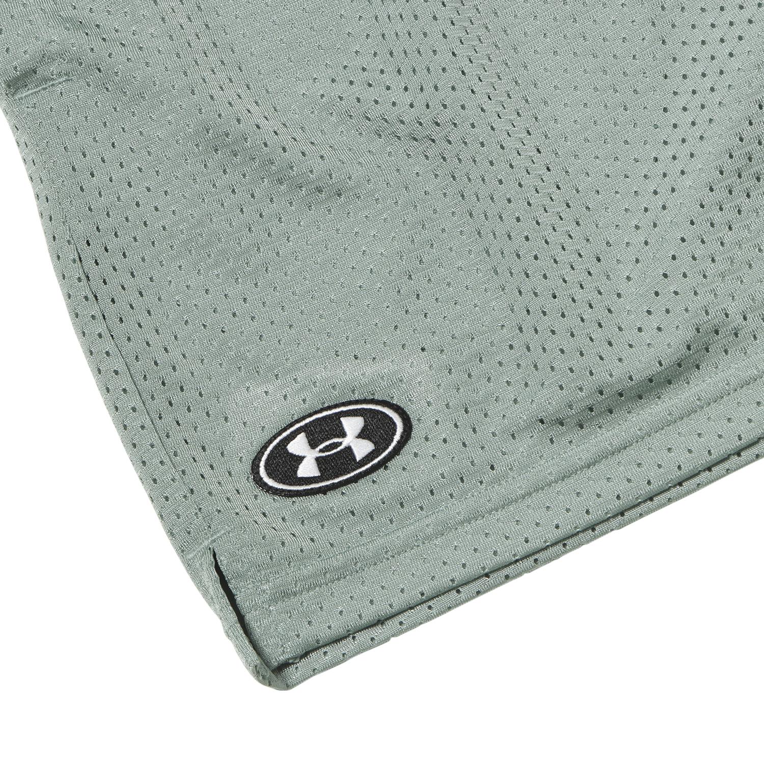 【UNDER ARMOUR】 アンダーアーマー M Ess Mesh Shorts ショートパンツ 1383355 348SCN/WHT 348SCN/WHT