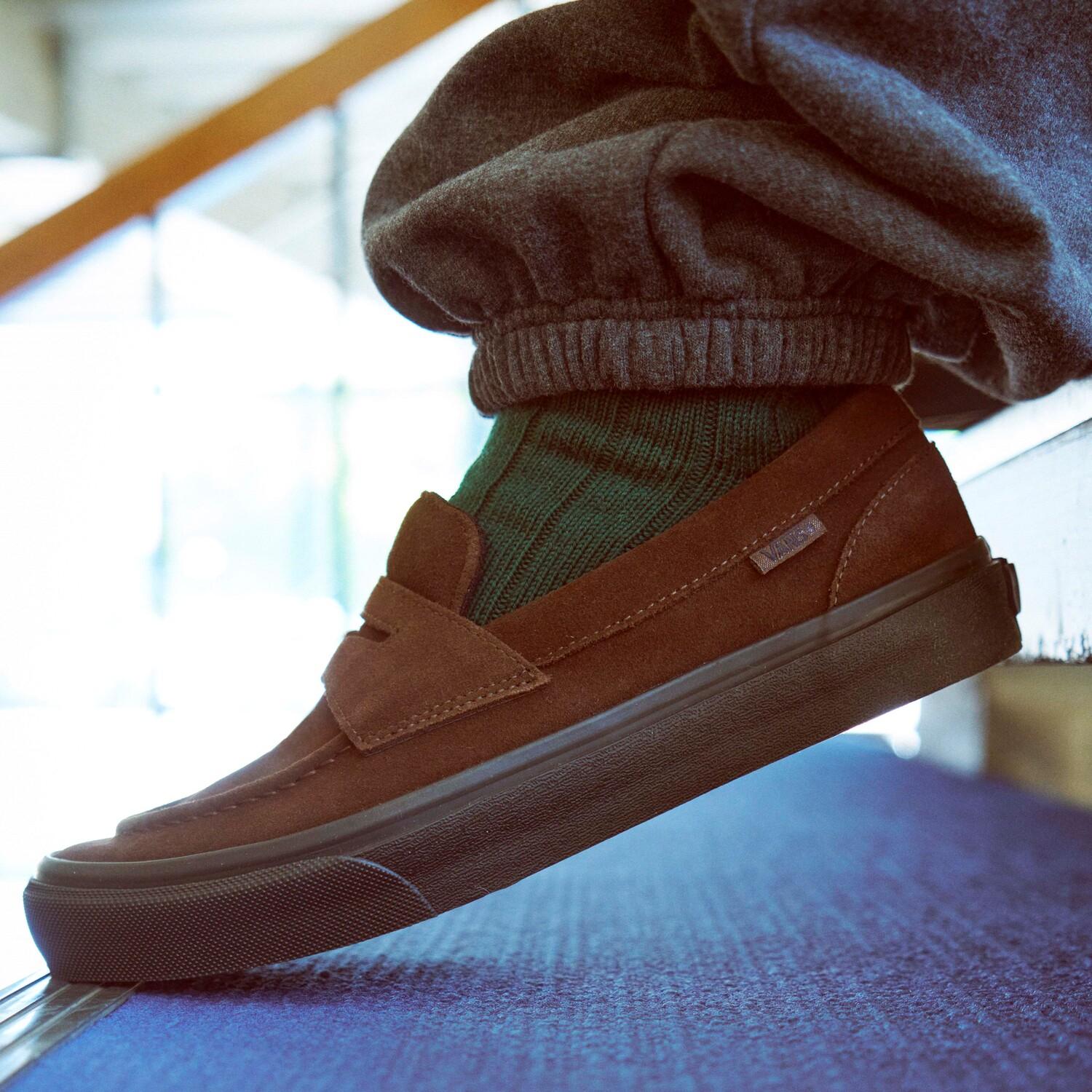 【VANS】 ヴァンズ LOAFER ローファー V196CF CN BROWN/BLACK BROWN/BLACK