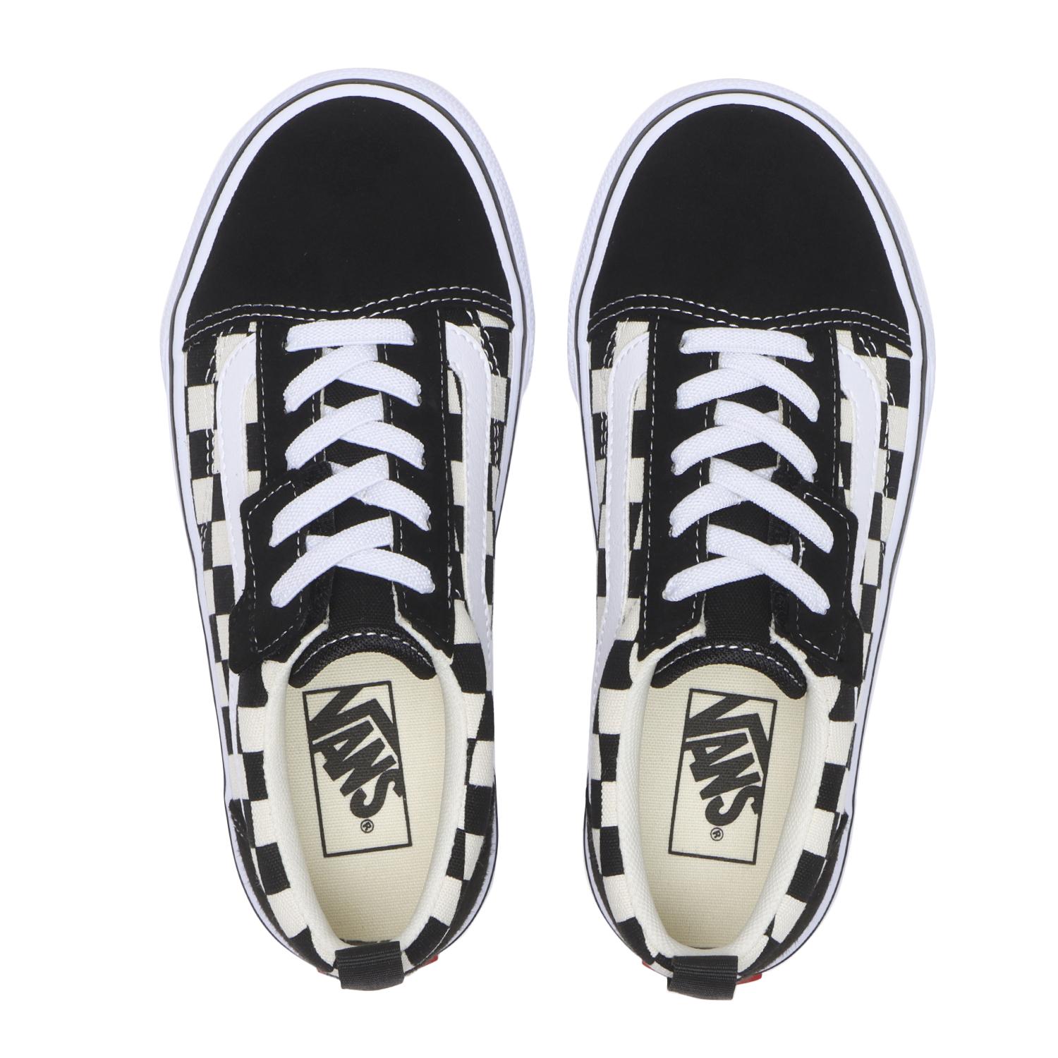 キッズ 【VANS】 ヴァンズ 17-22(H) OLD SKOOL オールドスクール V36PS BLACK/MINT BLK/WHT CHECK