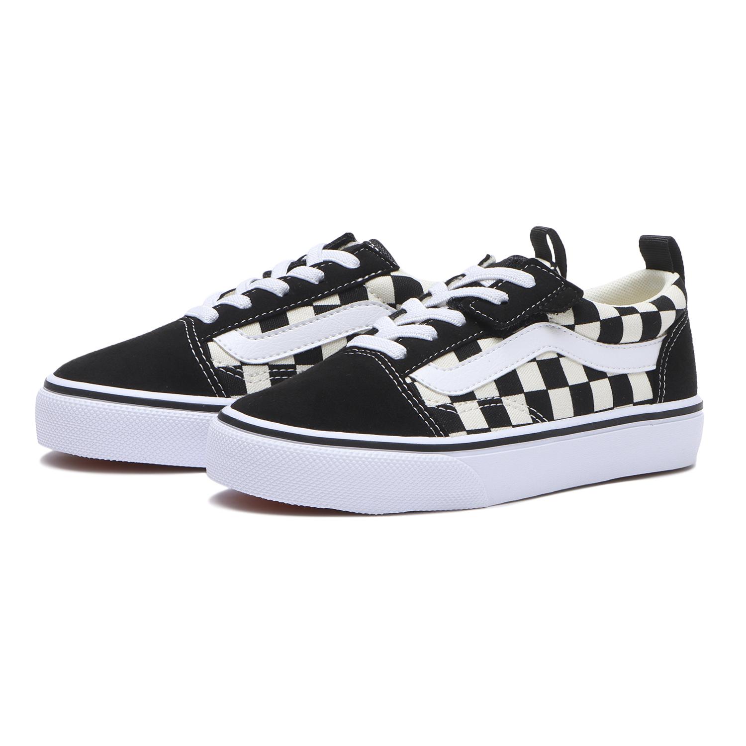 キッズ 【VANS】 ヴァンズ 17-22(H) OLD SKOOL オールドスクール V36PS BLACK/MINT BLK/WHT CHECK
