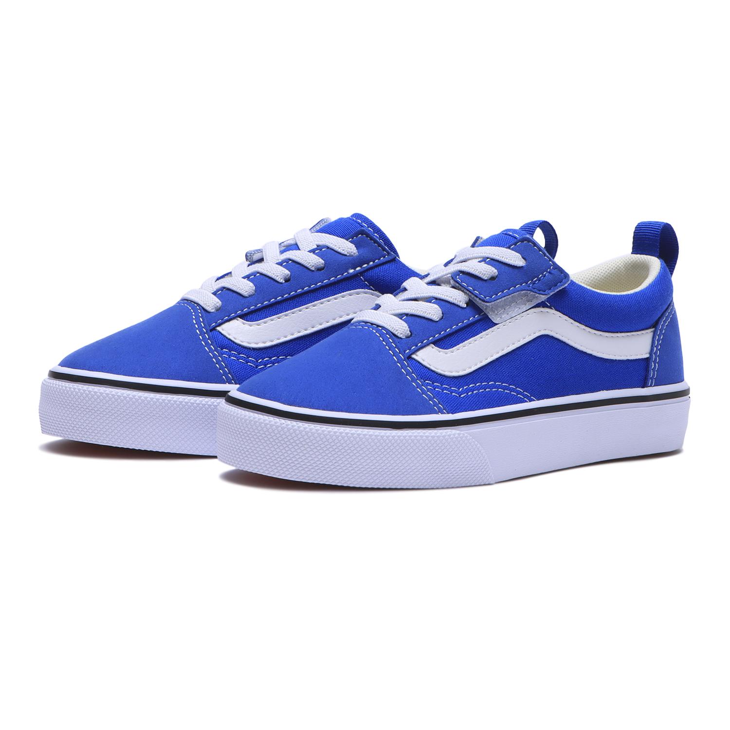 キッズ 【VANS】 ヴァンズ 17-22(H) OLD SKOOL オールドスクール V36PS BLACK/MINT ROYAL COBALT