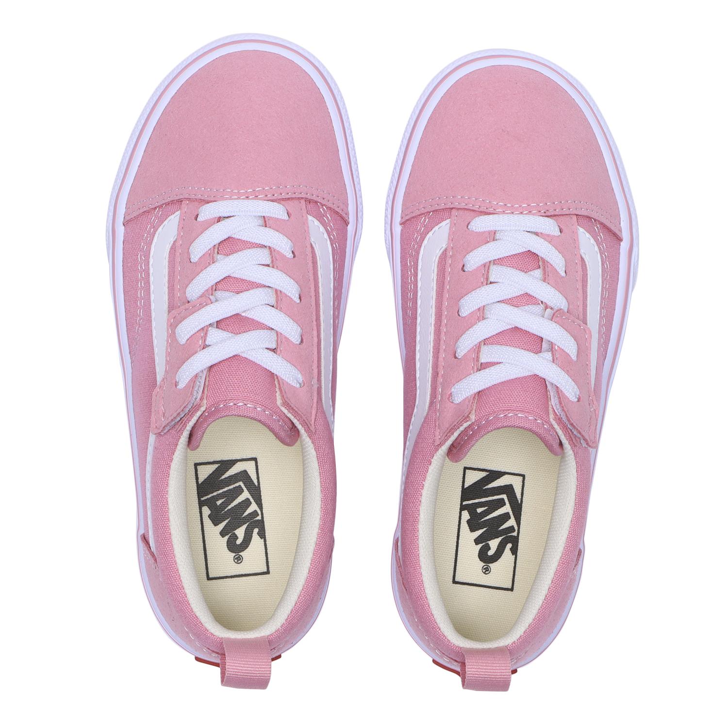 キッズ 【VANS】 ヴァンズ 17-22(H) OLD SKOOL オールドスクール V36PS BLACK/MINT PINK