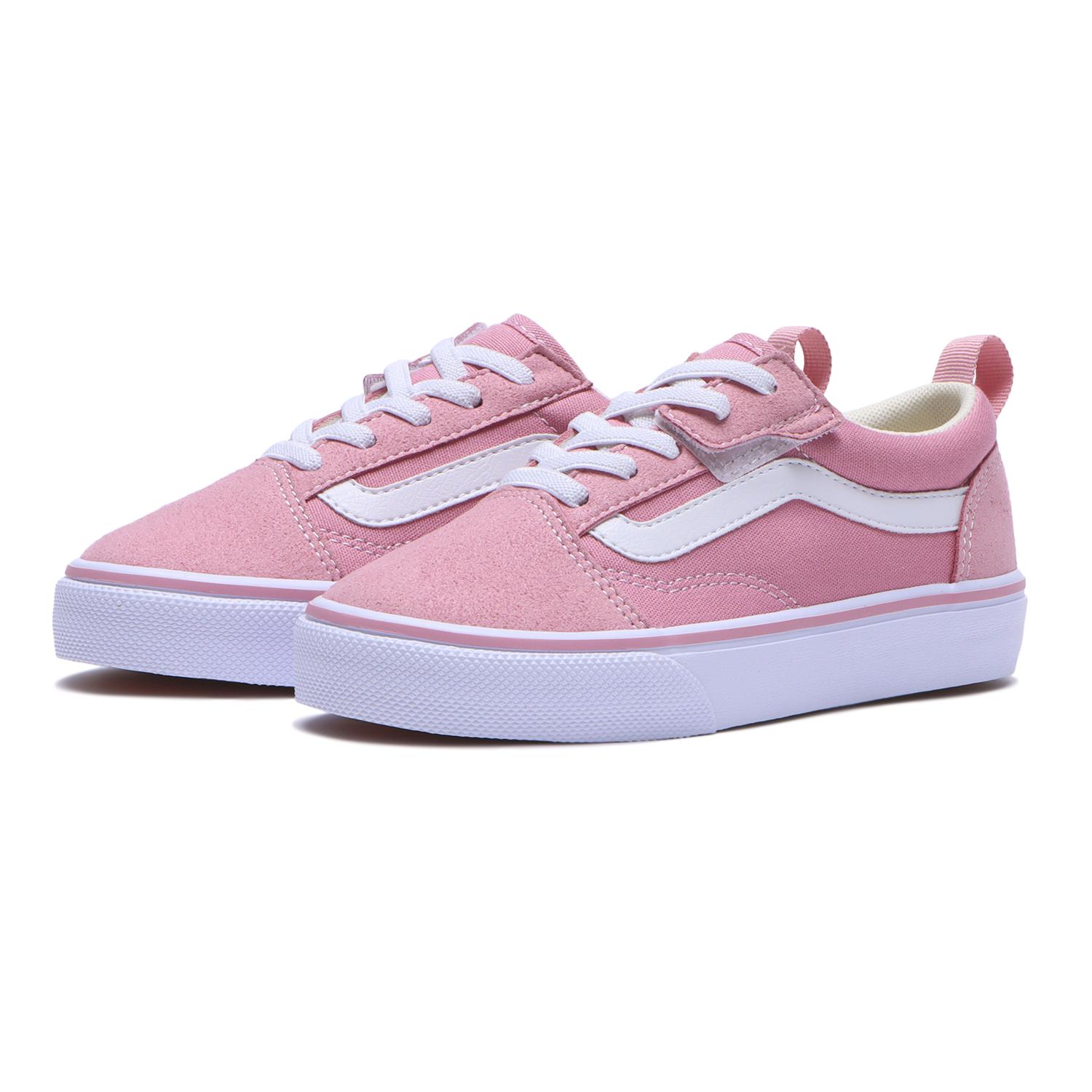 キッズ 【VANS】 ヴァンズ 17-22(H) OLD SKOOL オールドスクール V36PS BLACK/MINT PINK