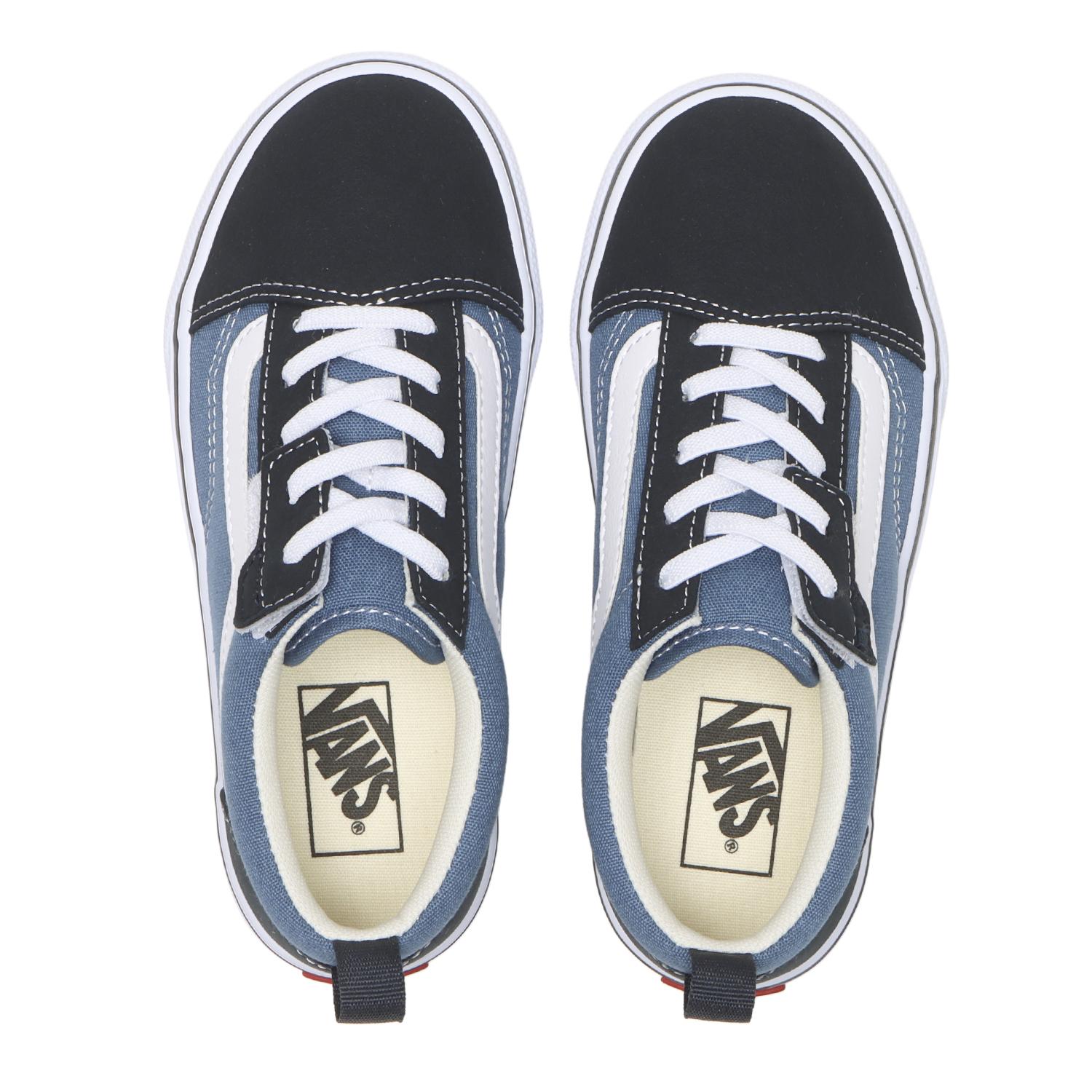 キッズ 【VANS】 ヴァンズ 17-22(H) OLD SKOOL オールドスクール V36PS BLACK/MINT NAVY