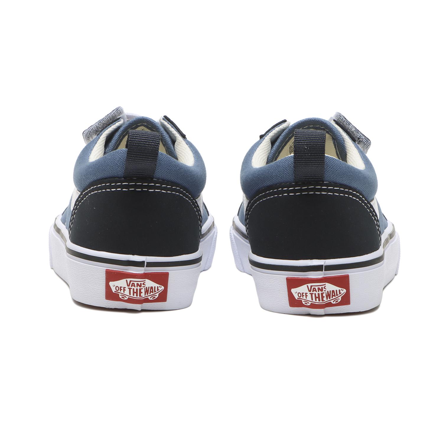 キッズ 【VANS】 ヴァンズ 17-22(H) OLD SKOOL オールドスクール V36PS BLACK/MINT NAVY