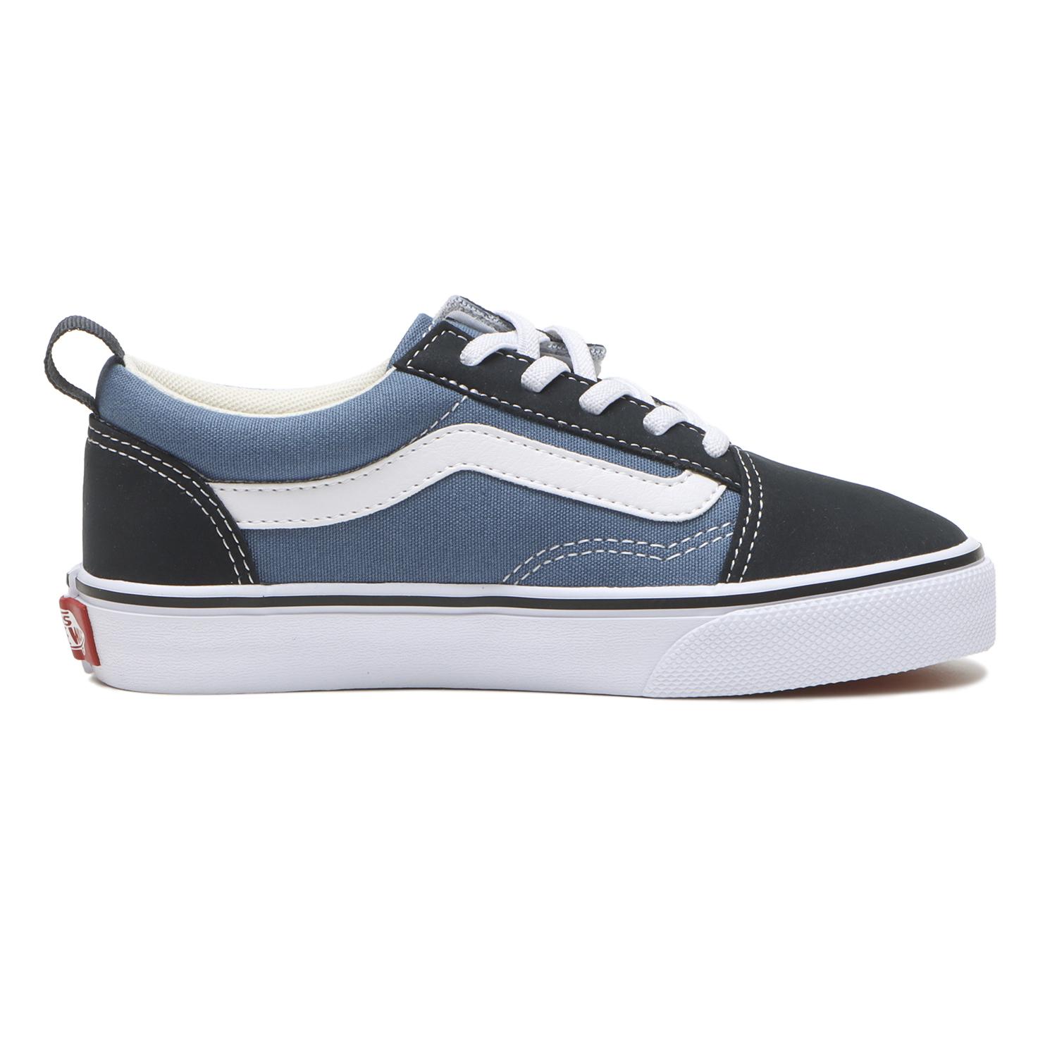 キッズ 【VANS】 ヴァンズ 17-22(H) OLD SKOOL オールドスクール V36PS BLACK/MINT NAVY