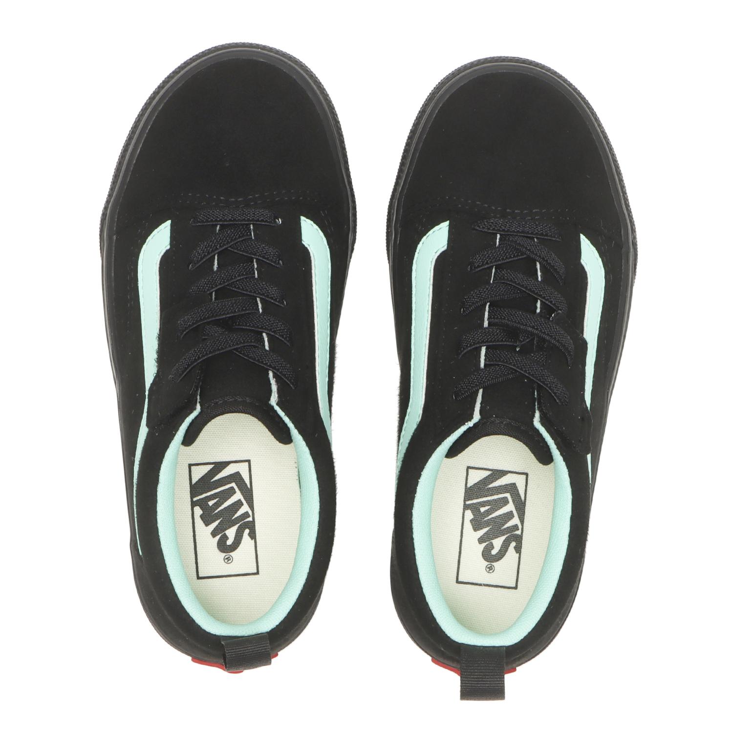 キッズ 【VANS】 ヴァンズ 17-22(H) OLD SKOOL オールドスクール V36PS BLACK/MINT BLACK/MINT