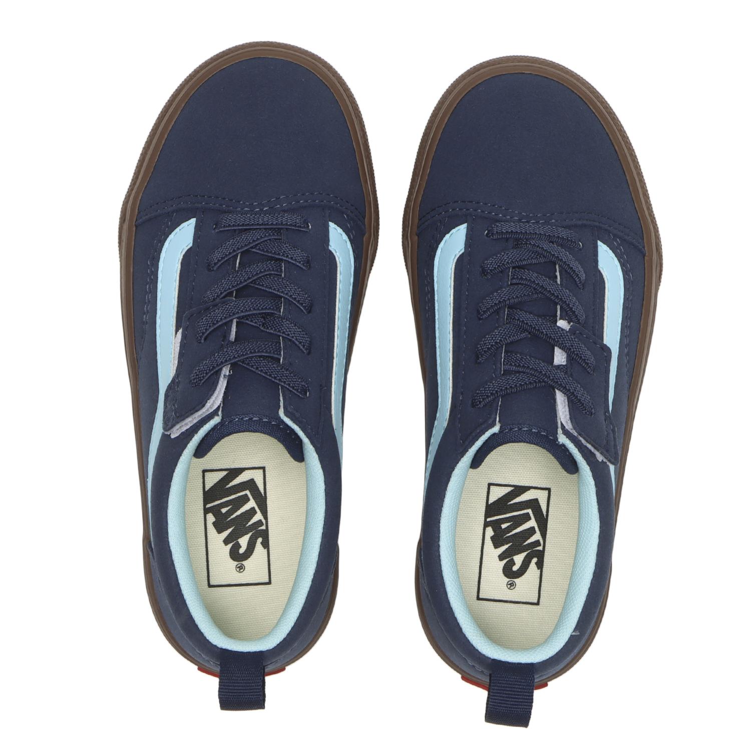 キッズ 【VANS】 ヴァンズ 17-22(H) OLD SKOOL オールドスクール V36PS BLACK/MINT MIDNIGHT/LT.BLU