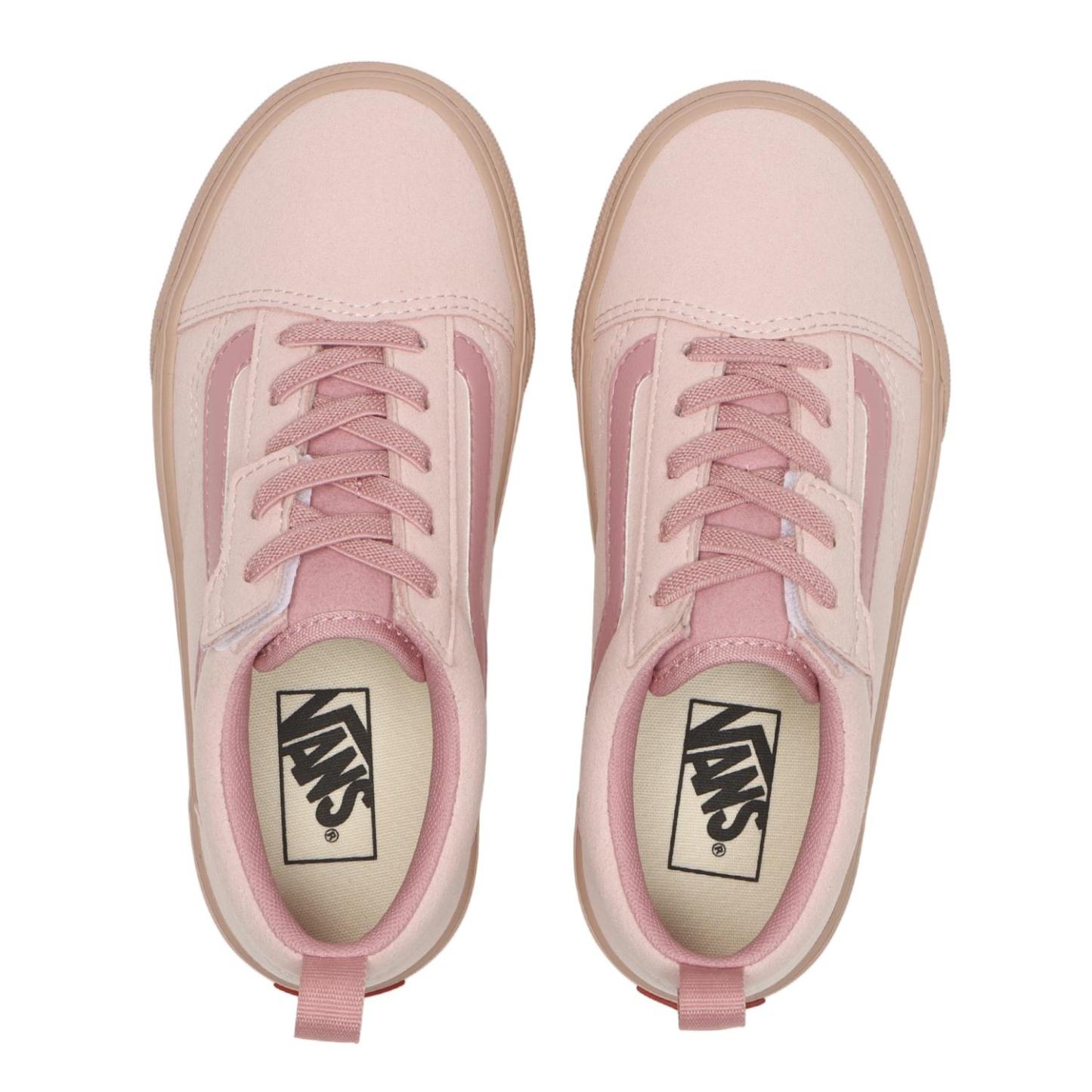 キッズ 【VANS】 ヴァンズ 17-22(H) OLD SKOOL オールドスクール V36PS BLACK/MINT PINK/D.PINK