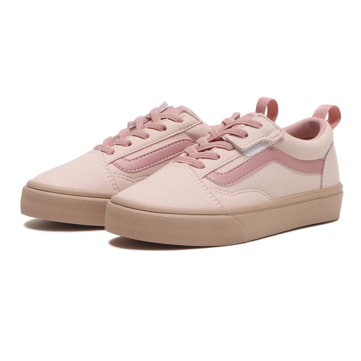 キッズ 【VANS】 ヴァンズ 17-22(H) OLD SKOOL オールドスクール V36PS BLACK/MINT PINK/D.PINK