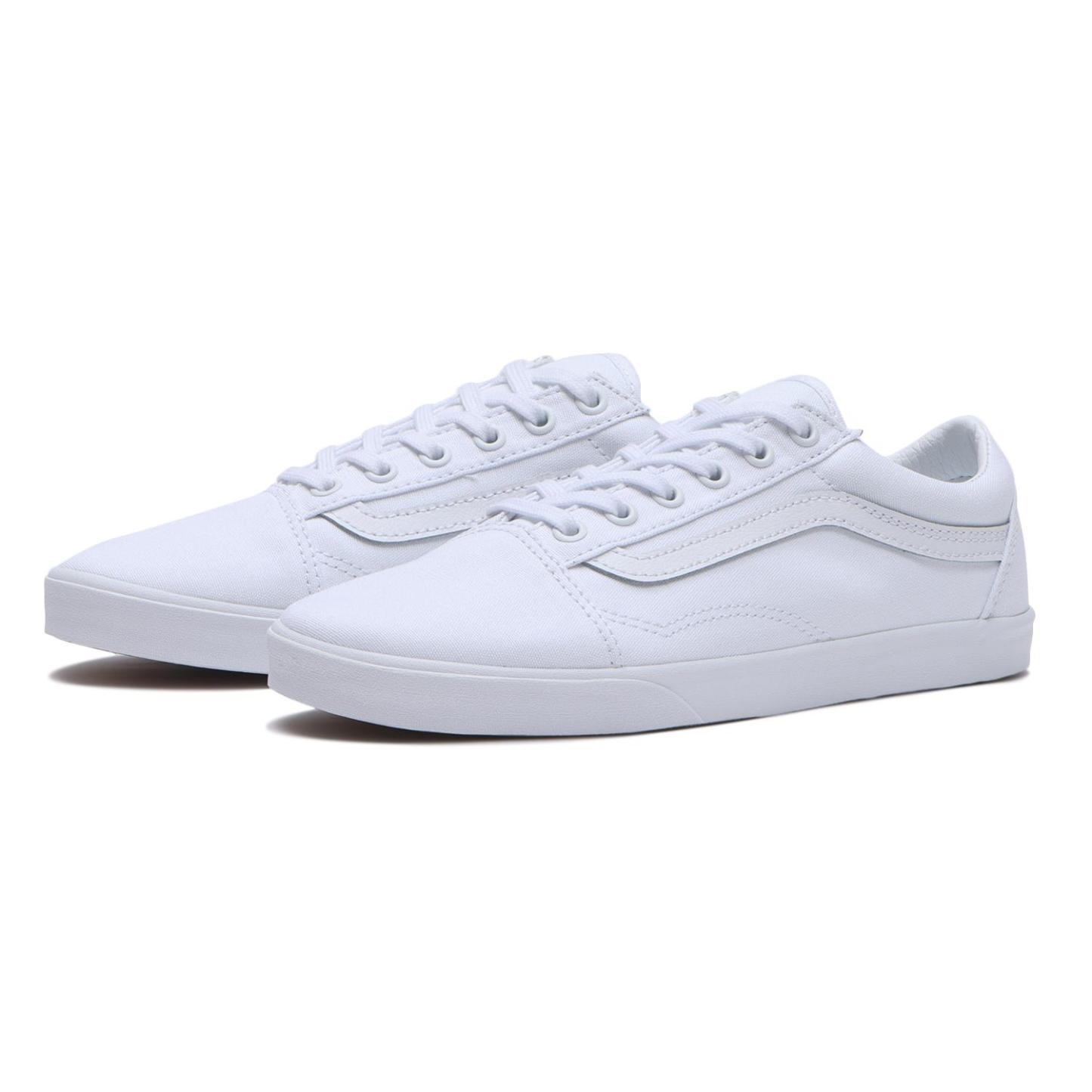 【VANS】 ヴァンズ OLD SKOOL LOWPRO オールドスクール VN000D0EWWW WHITE/WHITE WHITE/WHITE