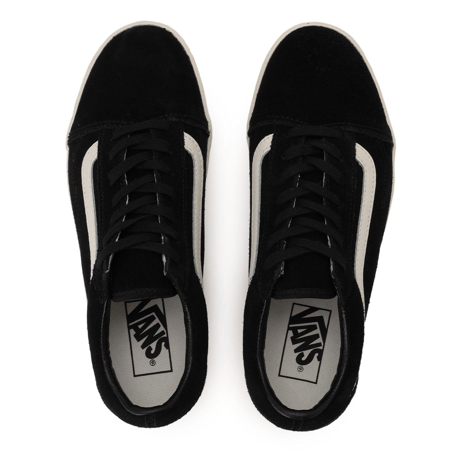 【VANS】 ヴァンズ OLD SKOOL LOWPRO オールドスクール VN000D0E1KP BLACK/MARSHMALL BLACK/MARSHMALL