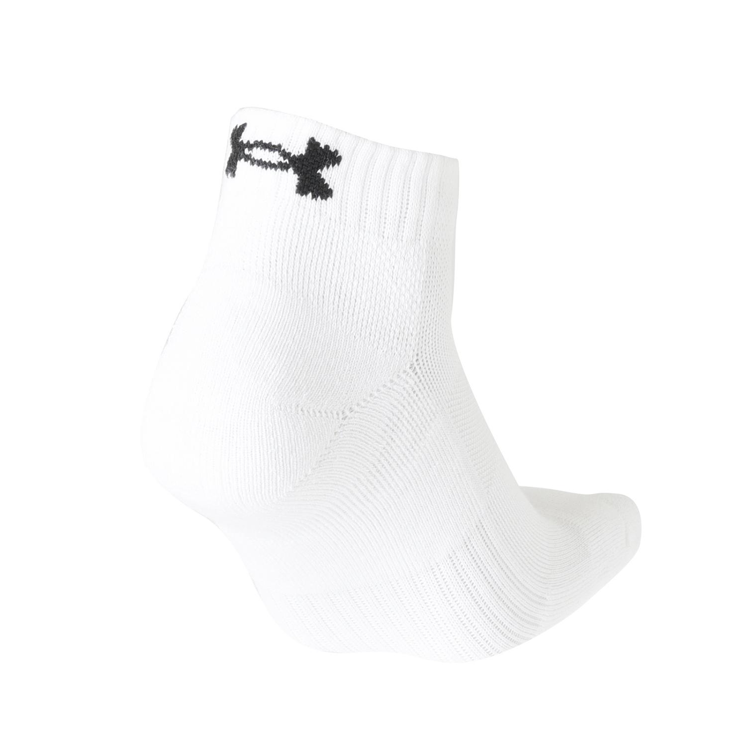 【UNDER ARMOURウェア】 アンダーアーマーウェア U UA TC 3pk Low Cut ソックス 1386312 100WHT/WHT/BLK 100WHT/WHT/BLK