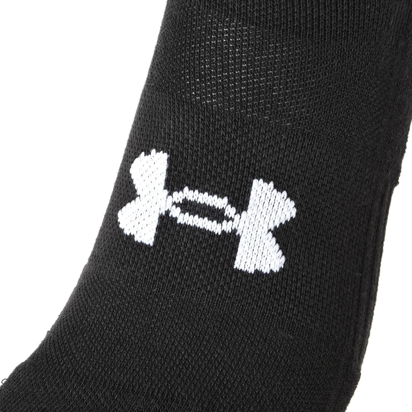 【UNDER ARMOURウェア】 アンダーアーマーウェア U UA TC 3pk No Show ソックス 1386313 001BLK/BLK/WHT 001BLK/BLK/WHT