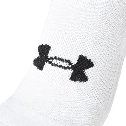 【UNDER ARMOURウェア】 アンダーアーマーウェア U UA TC 3pk No Show ソックス 1386313 100WHT/WHT/BLK 100WHT/WHT/BLK