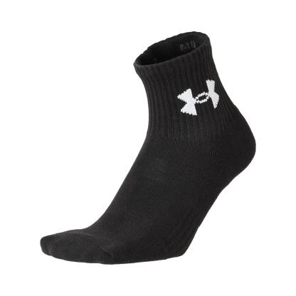 【UNDER ARMOURウェア】 アンダーアーマーウェア U UA TC 3pk Qtr ソックス 1386372 001BLK/BLK/WHT 002BLK/BLK/WHT