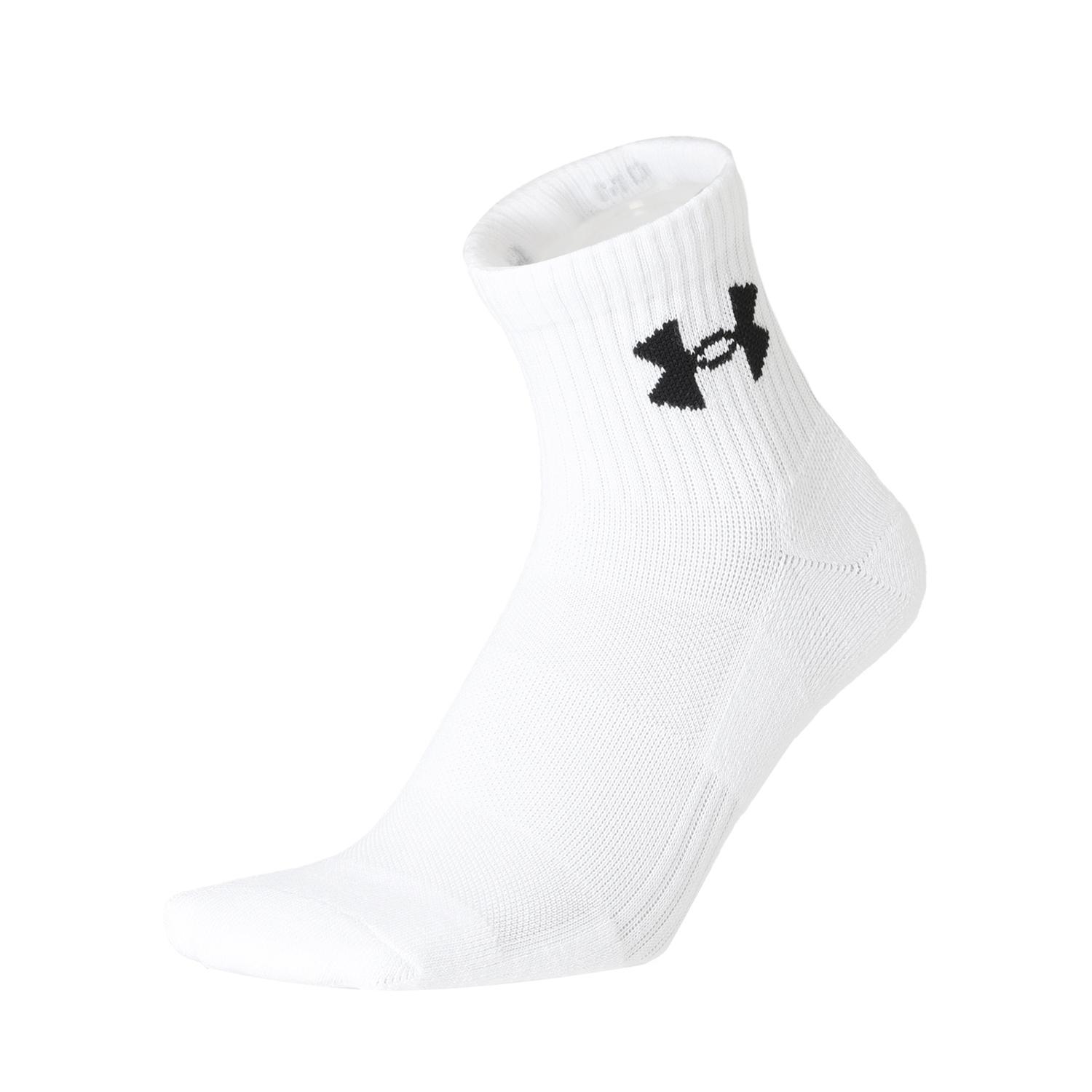 【UNDER ARMOURウェア】 アンダーアーマーウェア U UA TC 3pk Qtr ソックス 1386372 001BLK/BLK/WHT 101WHT/WHT/BLK