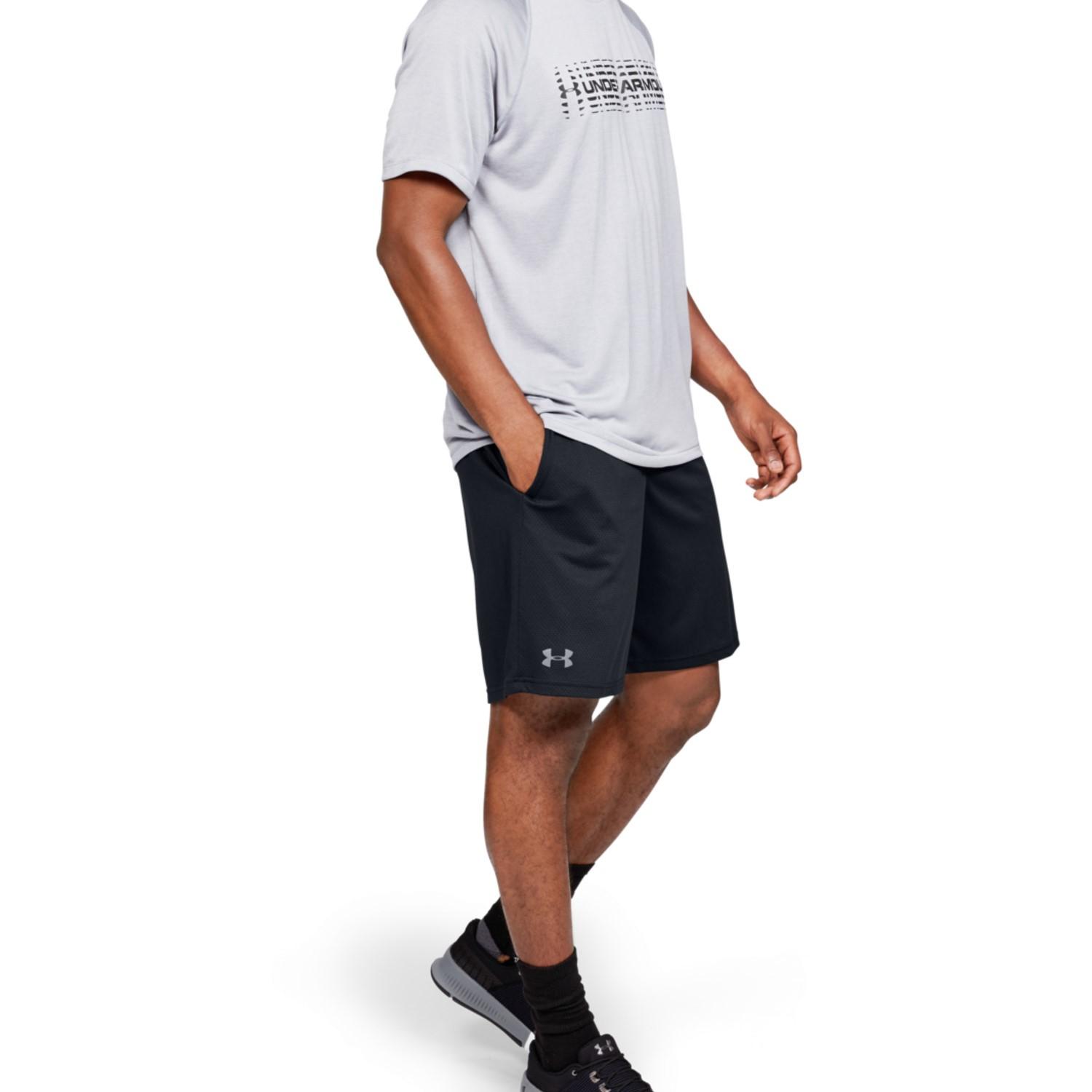 【UNDER ARMOUR】 アンダーアーマー M UA Tech Mesh Shorts ショートパンツ 1358564 001BLK/PCG 001BLK/PCG