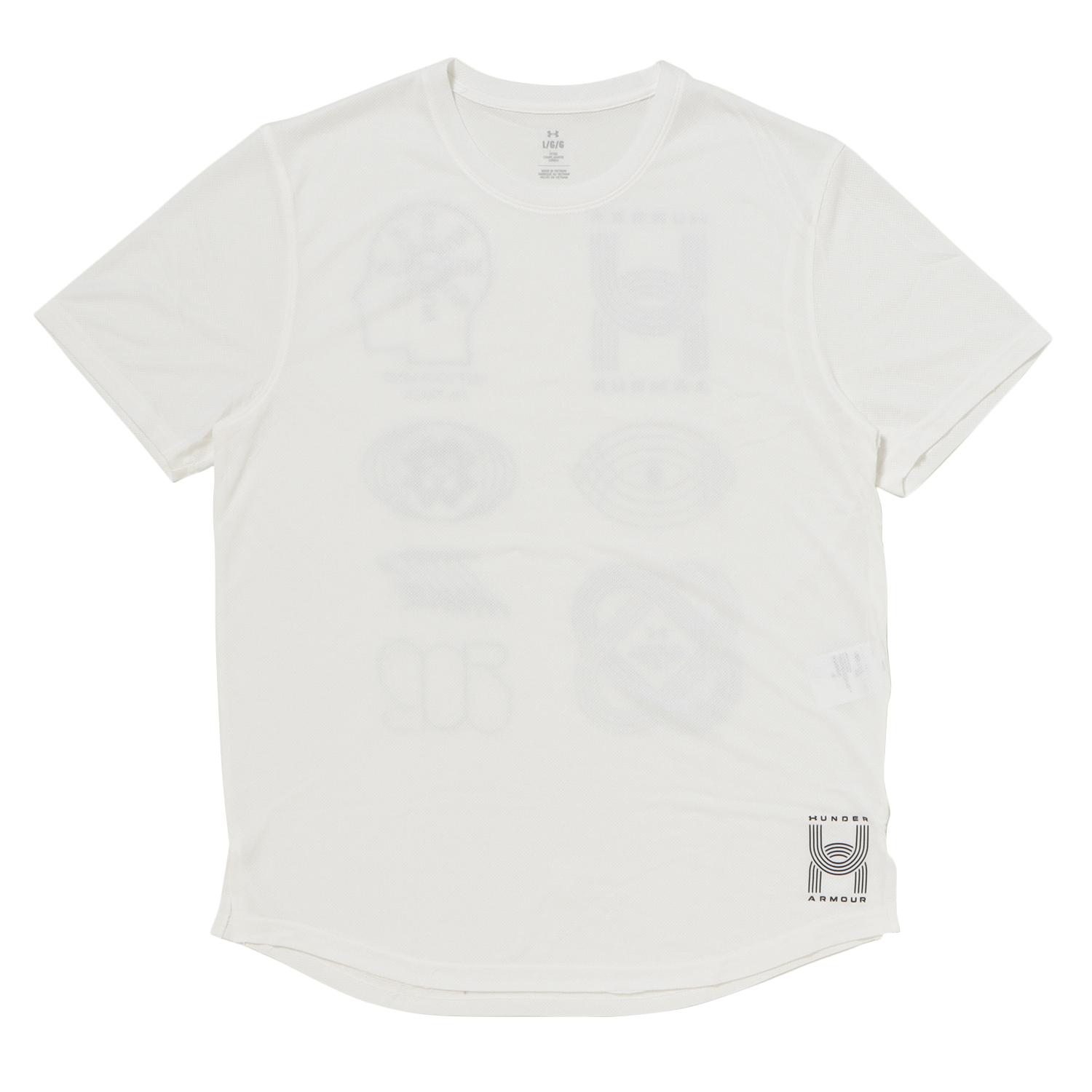 【UNDER ARMOUR】 アンダーアーマー M UA RUN ANYWHERE TEE ショートスリーブ 1386617 304MHG/VVM/BLK 100WHT/TGR/BLK