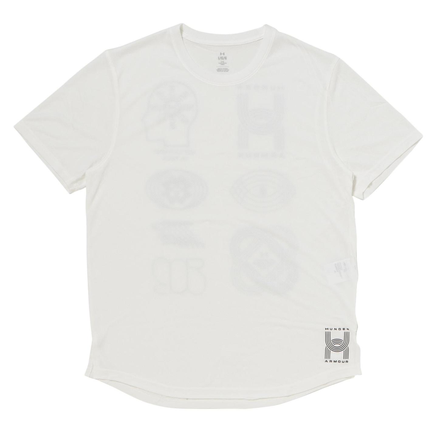 【UNDER ARMOUR】 アンダーアーマー M UA RUN ANYWHERE TEE ショートスリーブ 1386617 304MHG/VVM/BLK 100WHT/TGR/BLK