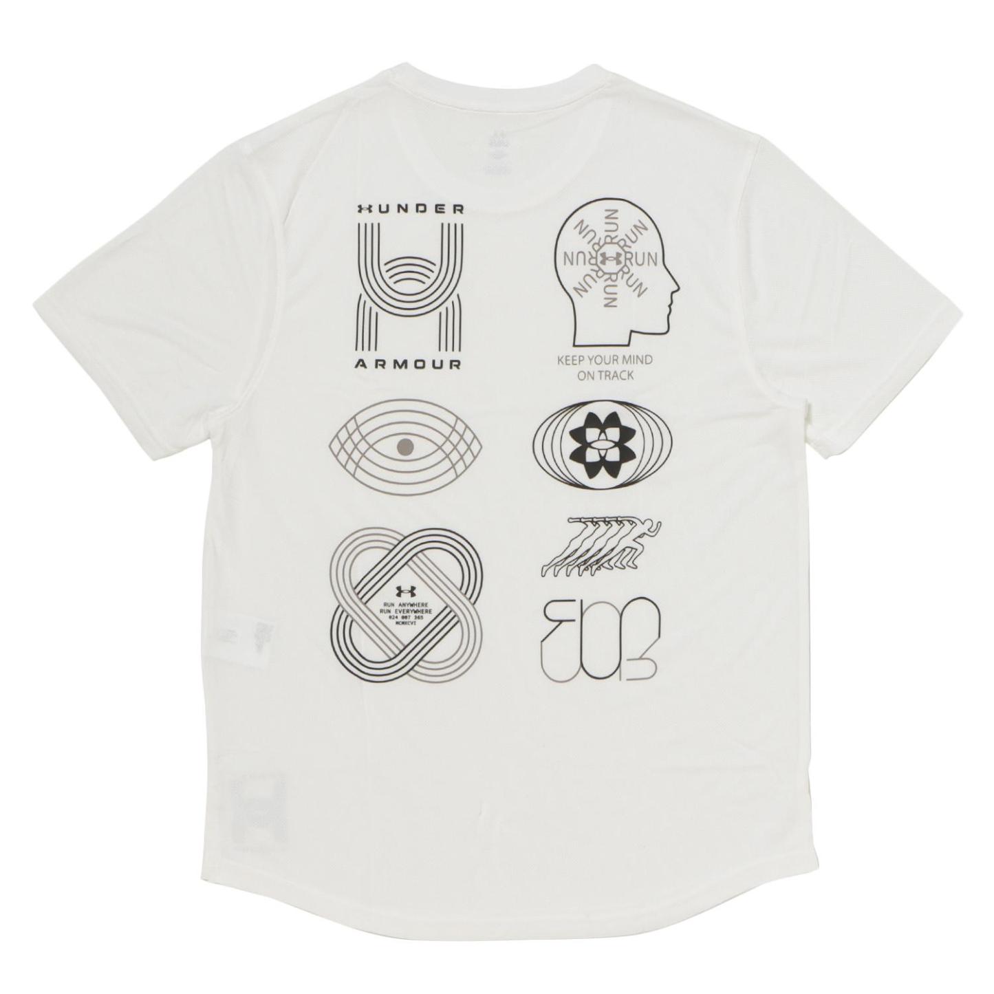 【UNDER ARMOUR】 アンダーアーマー M UA RUN ANYWHERE TEE ショートスリーブ 1386617 304MHG/VVM/BLK 100WHT/TGR/BLK