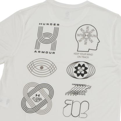 【UNDER ARMOUR】 アンダーアーマー M UA RUN ANYWHERE TEE ショートスリーブ 1386617 304MHG/VVM/BLK 100WHT/TGR/BLK