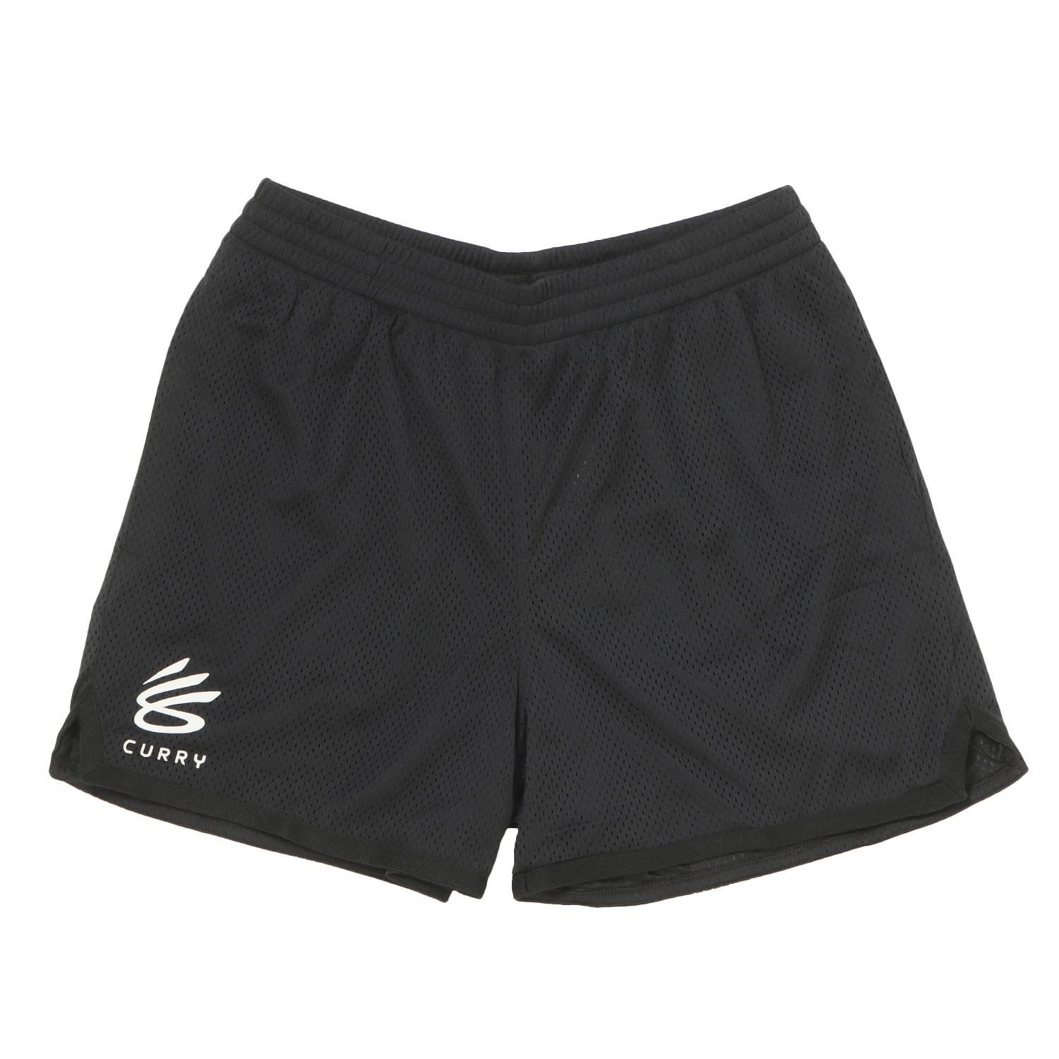 【UNDER ARMOURウェア】 アンダーアーマーウェア M Curry Splash Short ショートパンツ 1387092 001BLK/WCL 001BLK/WCL