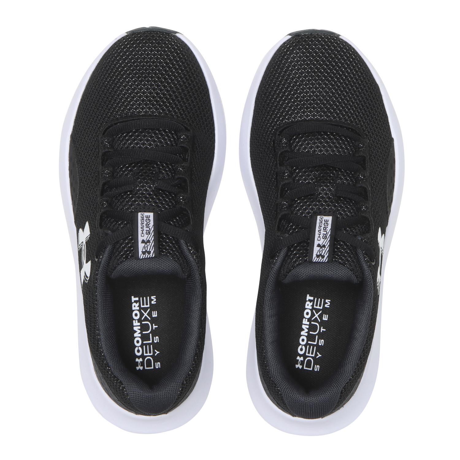 レディース 【UNDER ARMOUR】 アンダーアーマー W UA W Charged Surge 4 WIDE サージ4エクストラワイド 3028571 101WHT/DSG/MSV 001BLK/ANC/WHT