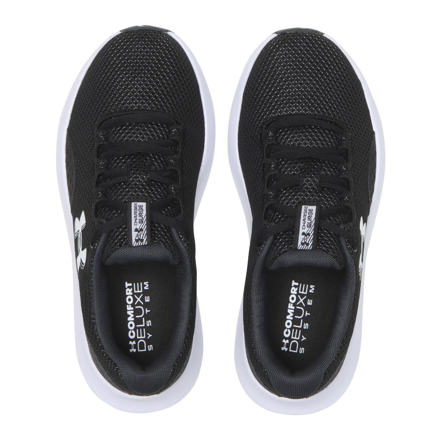 レディース 【UNDER ARMOUR】 アンダーアーマー W UA W Charged Surge 4 WIDE サージ4エクストラワイド 3028571 101WHT/DSG/MSV 001BLK/ANC/WHT