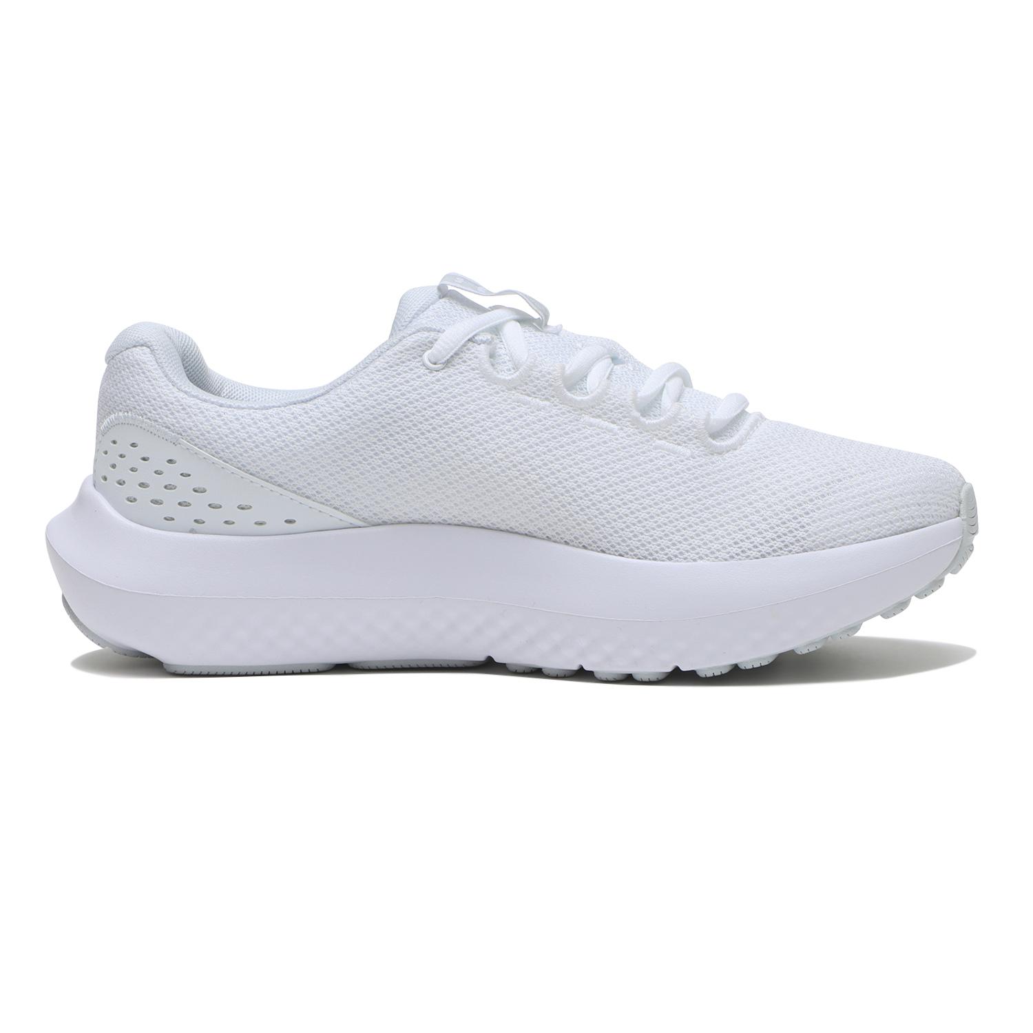 レディース 【UNDER ARMOUR】 アンダーアーマー W UA W Charged Surge 4 WIDE サージ4エクストラワイド 3028571 101WHT/DSG/MSV 101WHT/DSG/MSV