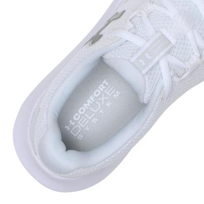 レディース 【UNDER ARMOUR】 アンダーアーマー W UA W Charged Surge 4 WIDE サージ4エクストラワイド 3028571 101WHT/DSG/MSV 101WHT/DSG/MSV