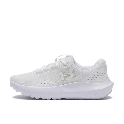 レディース 【UNDER ARMOUR】 アンダーアーマー W UA W Charged Surge 4 WIDE サージ4エクストラワイド 3028571 101WHT/DSG/MSV 100WHT/WHT/WHT