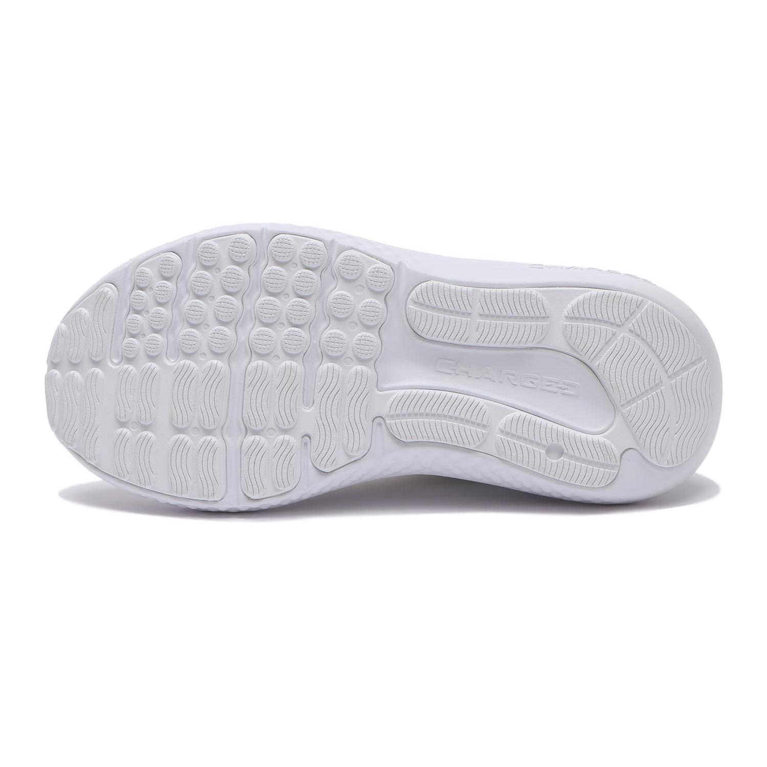 レディース 【UNDER ARMOUR】 アンダーアーマー W UA W Charged Surge 4 WIDE サージ4エクストラワイド 3028571 101WHT/DSG/MSV 100WHT/WHT/WHT