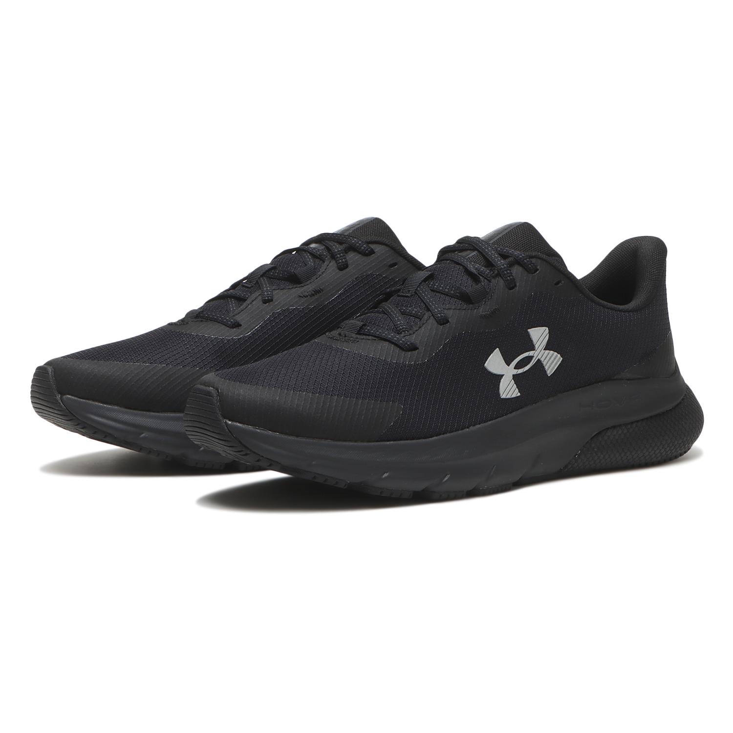 【UNDER ARMOUR】 アンダーアーマー M UA HOVR Turbulence 2 RS タービュランス2アールエス 3028751 ABC-MART限定 001BLK/BLK/RLT 001BLK/BLK/RLT