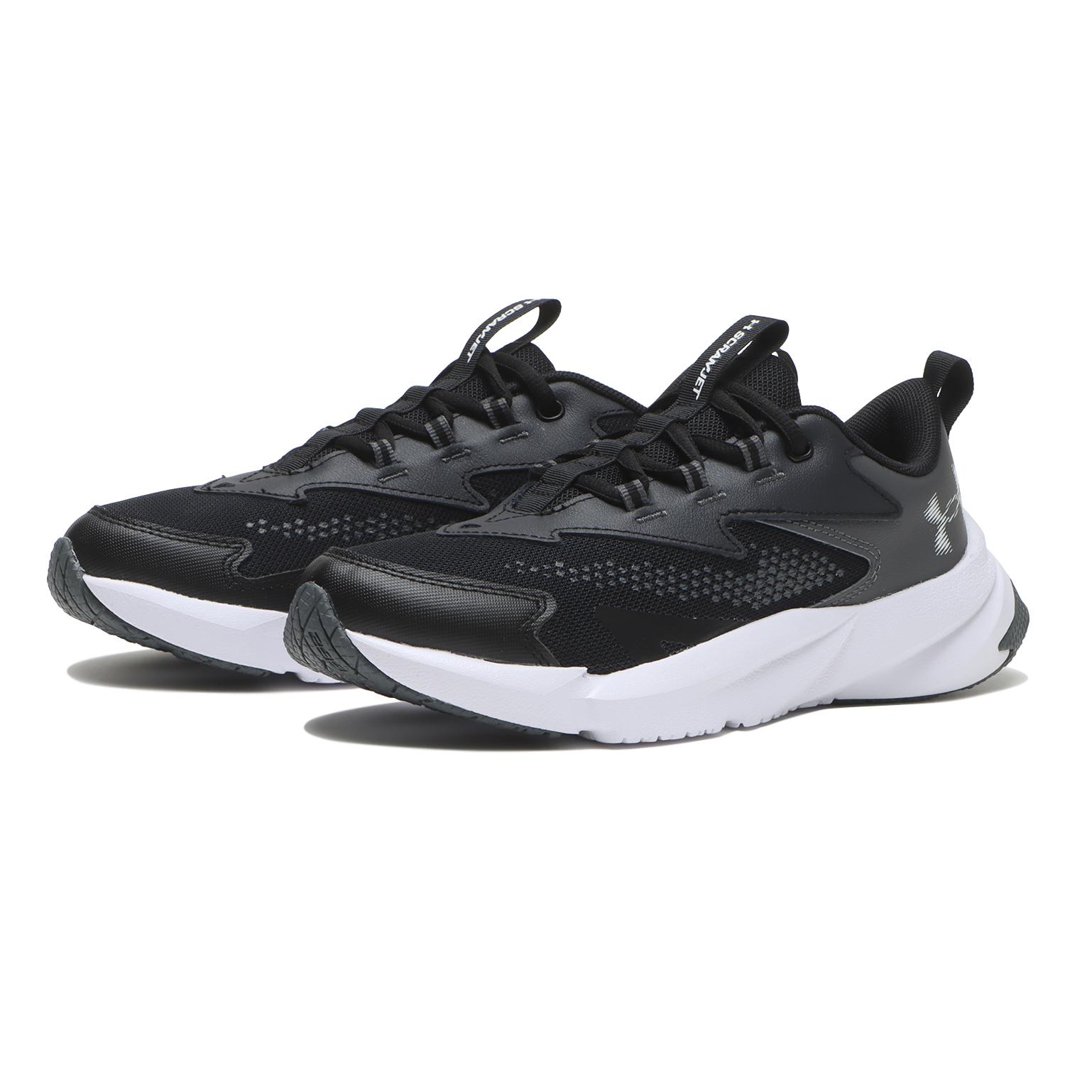 ジュニア 【UNDER ARMOUR】 アンダーアーマー U225-245 UA BGS Scramjet 6 スクラムジェット6 3027691 001BLK/CRO/WHT 001BLK/CRO/WHT