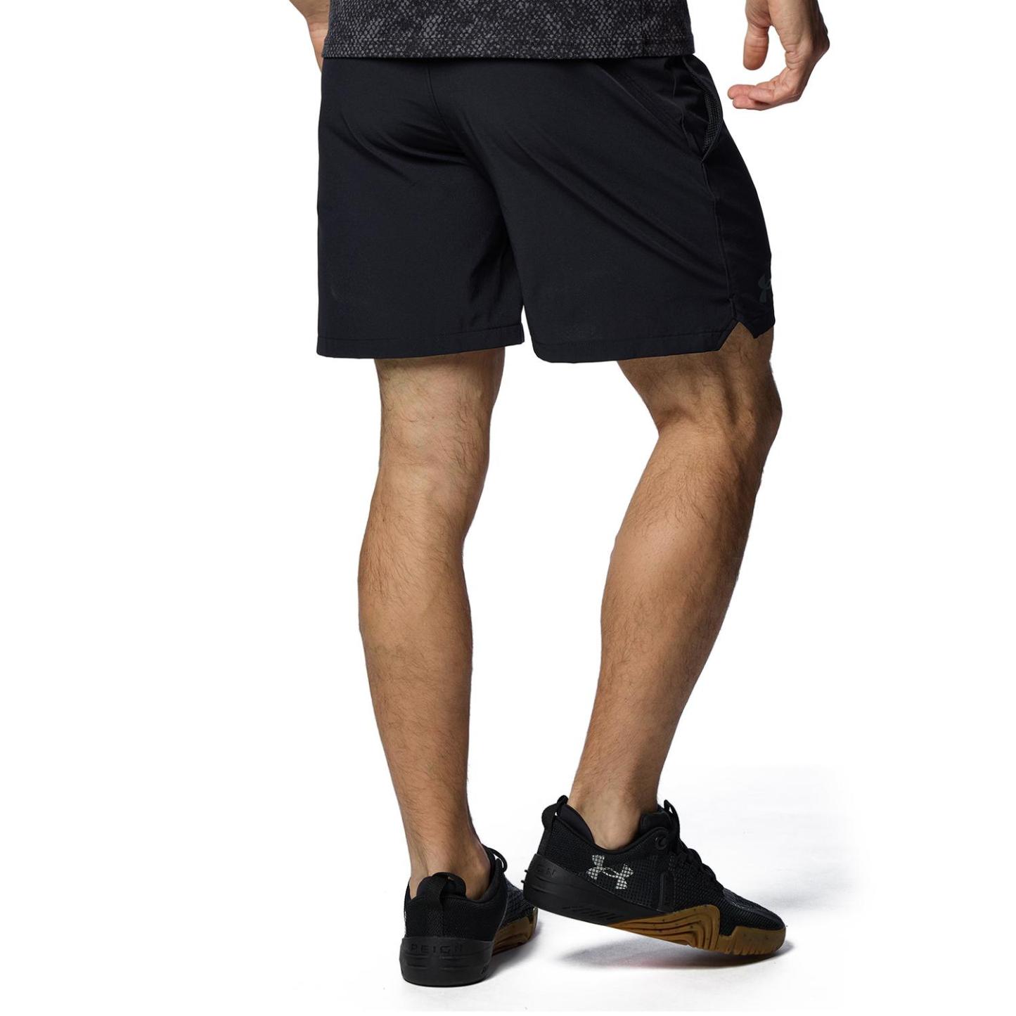 【UNDER ARMOURウェア】 アンダーアーマーウェア M UA Woven 7in Short M UA Woven 7in Short 1384809 011GRY 001BLK