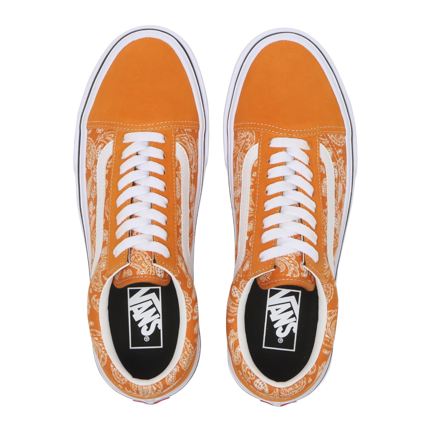 【VANS】 ヴァンズ OLD SKOOL LITE オールドスクール ライト V36 LITE PSLY ORANGE/WHITE ORANGE/WHITE