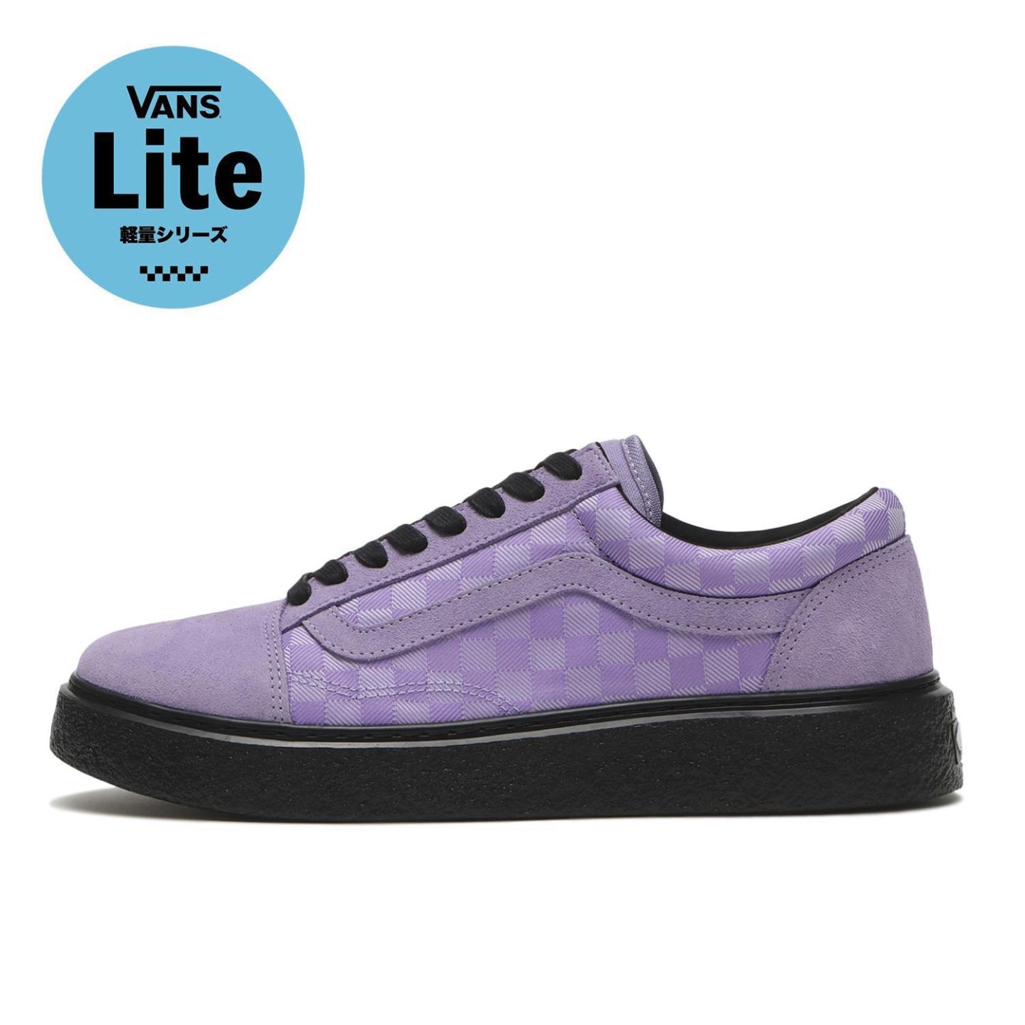 【VANS】 ヴァンズ OLD SKOOL CRP オールドスクール CRP V36 CRP CHK GREEN/BLACK PURPLE/BLACK