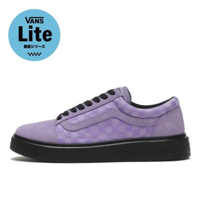 【VANS】 ヴァンズ OLD SKOOL CRP オールドスクール CRP V36 CRP CHK GREEN/BLACK PURPLE/BLACK